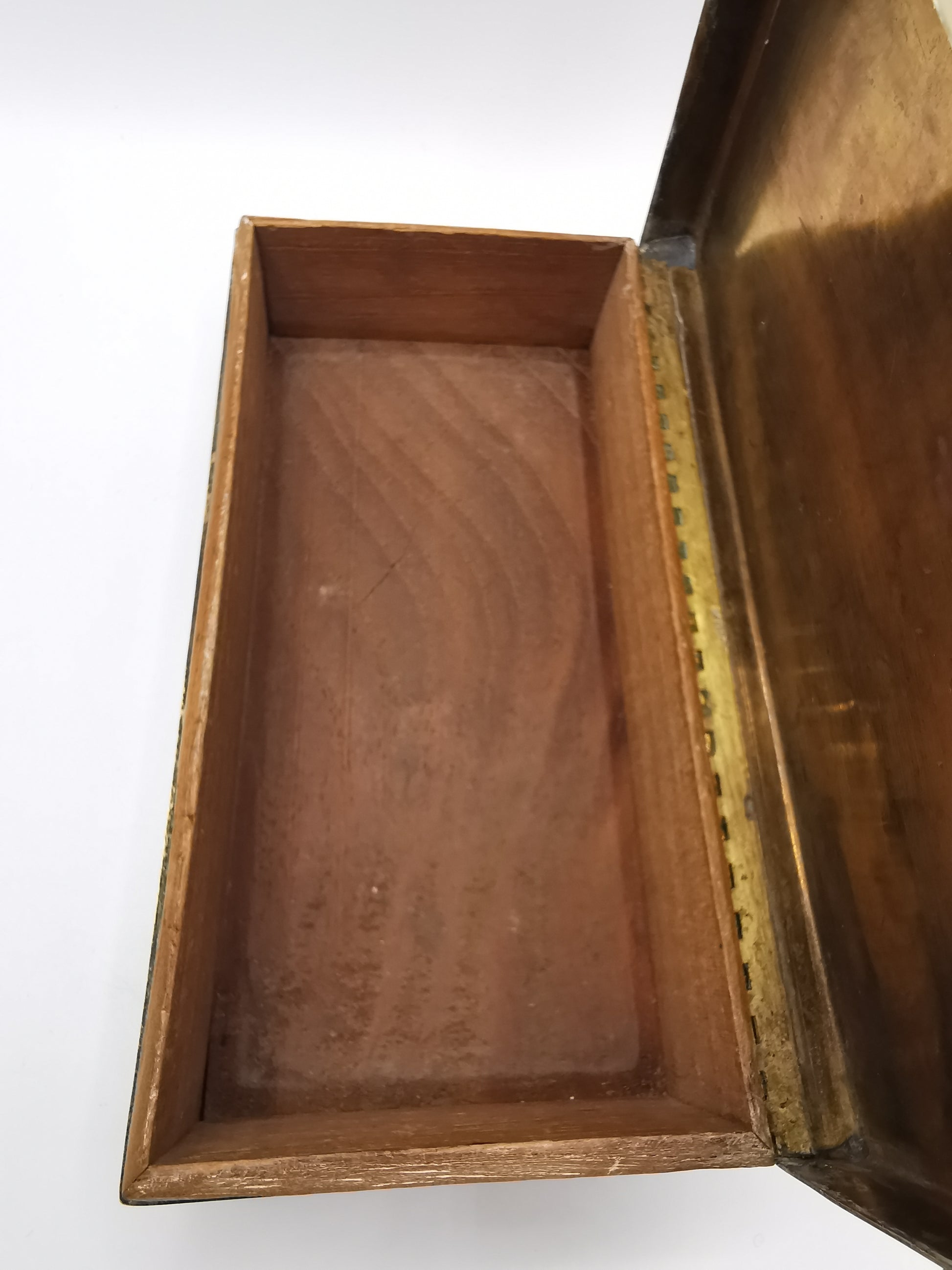 Antique/Vintage Kinco Brass Casket Box Intricate Indo-Persian Etched Motif