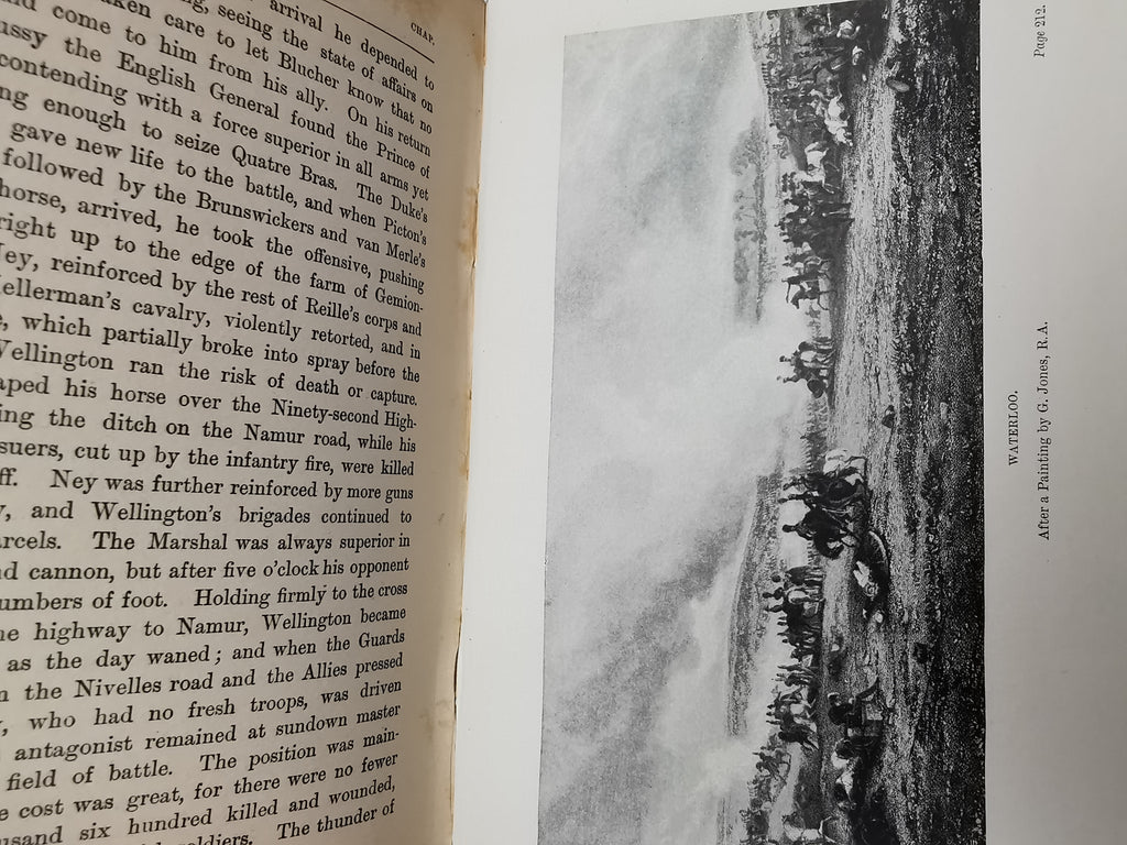 Antique Edwardian 1911 Wellington Biography by George Hooper – Macmillan Pictorial Cloth Edition with Turner Plates and 1919 Prize Plate