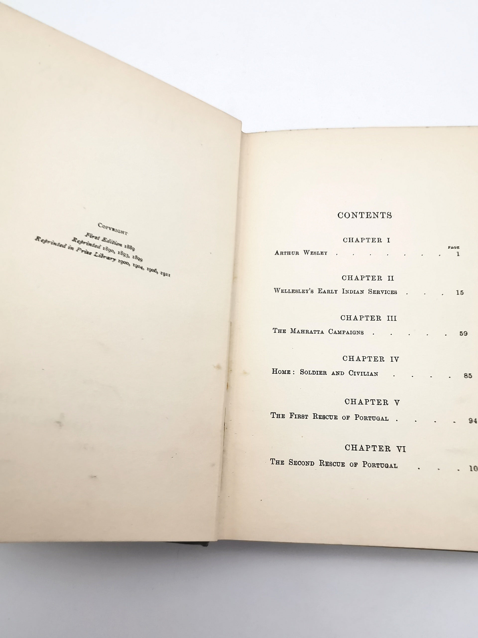 Antique Edwardian 1911 Wellington Biography by George Hooper – Macmillan Pictorial Cloth Edition with Turner Plates and 1919 Prize Plate