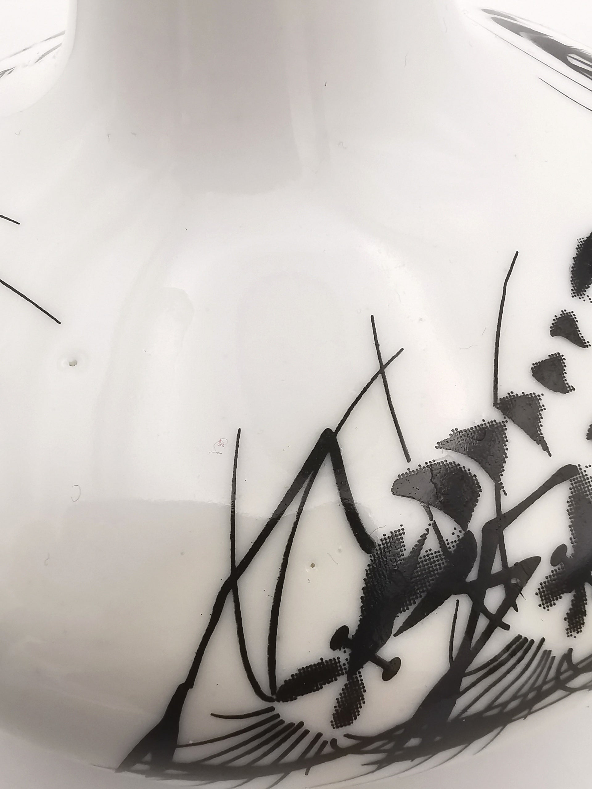 Vintage Jingdezhen Chinese Porcelain Shrimp Vase - Qi Baishi Style
