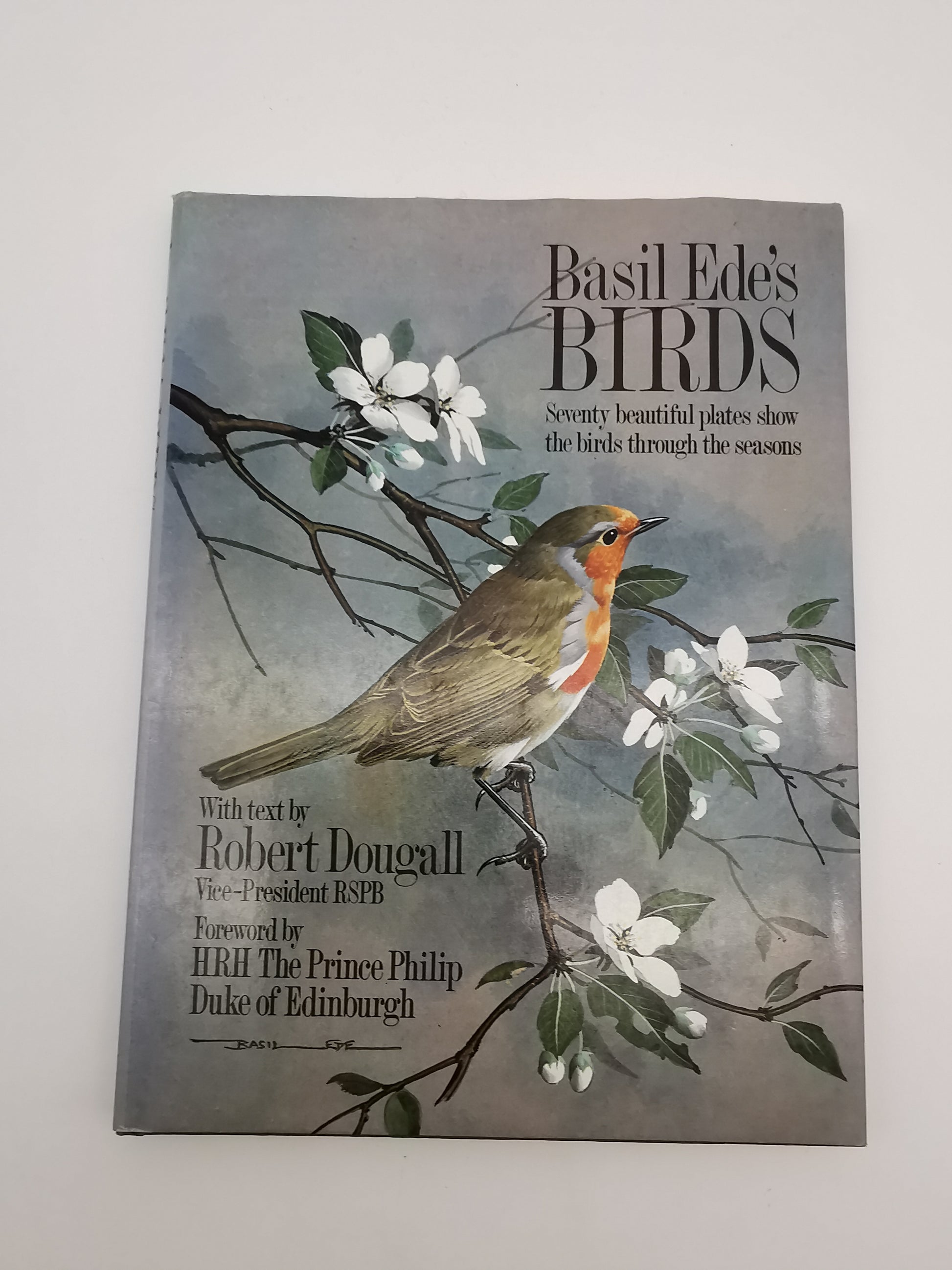 Vintage 1980 Basil Ede’s Birds Hardback Book – 70 Full- Colour Natural History Plates