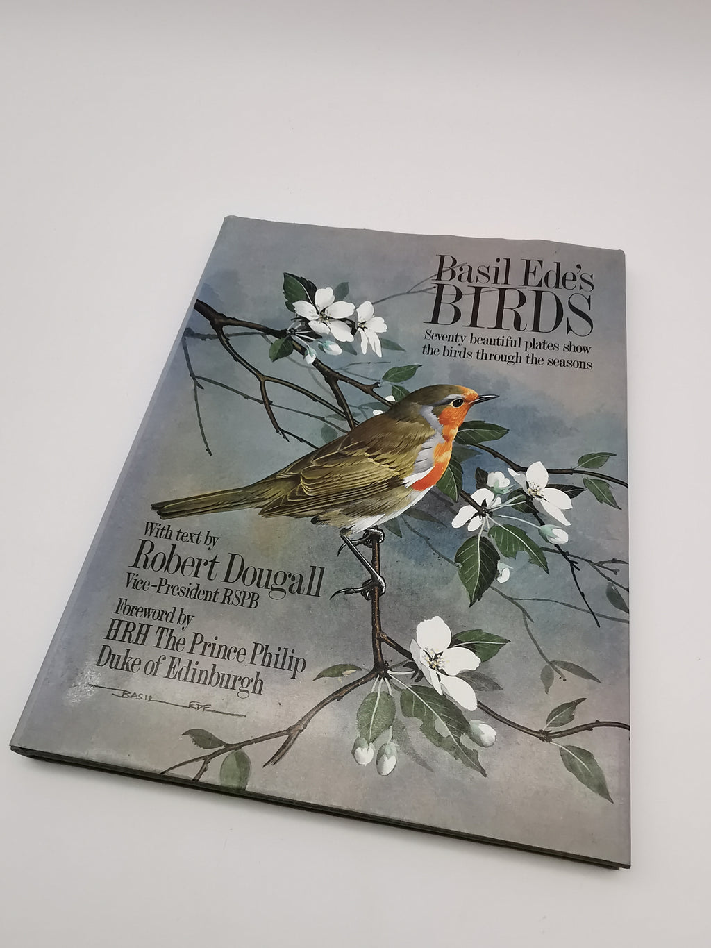 Vintage 1980 Basil Ede’s Birds Hardback Book – 70 Full- Colour Natural History Plates