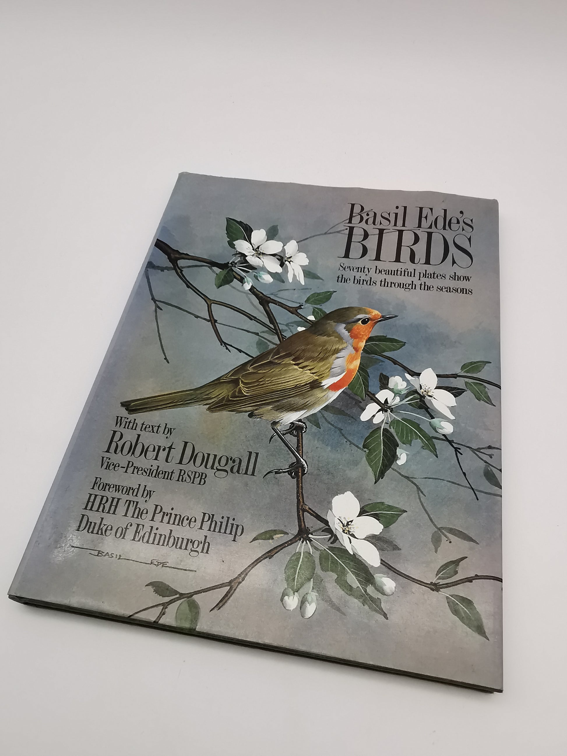 Vintage 1980 Basil Ede’s Birds Hardback Book – 70 Full- Colour Natural History Plates