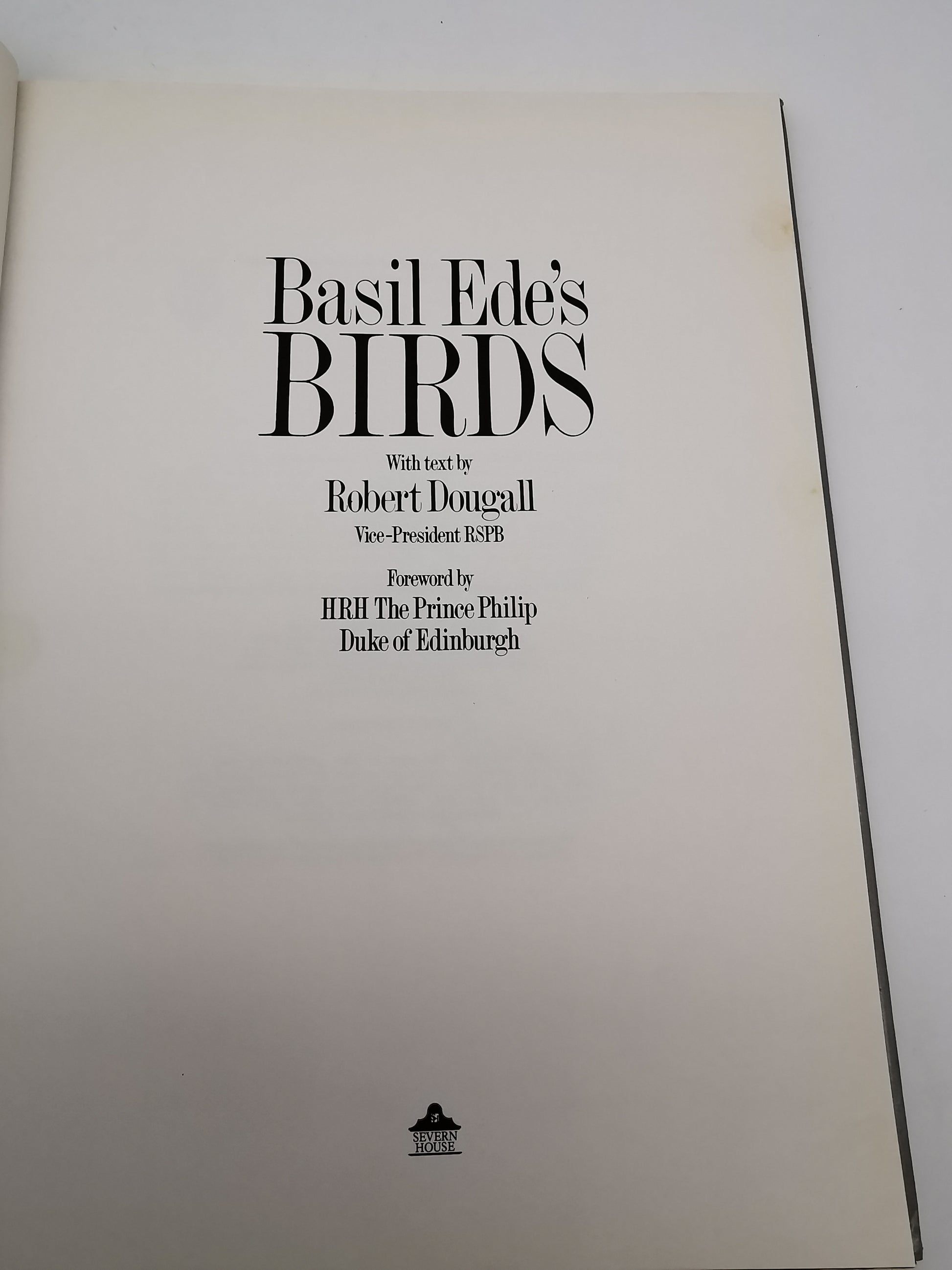 Vintage 1980 Basil Ede’s Birds Hardback Book – 70 Full- Colour Natural History Plates