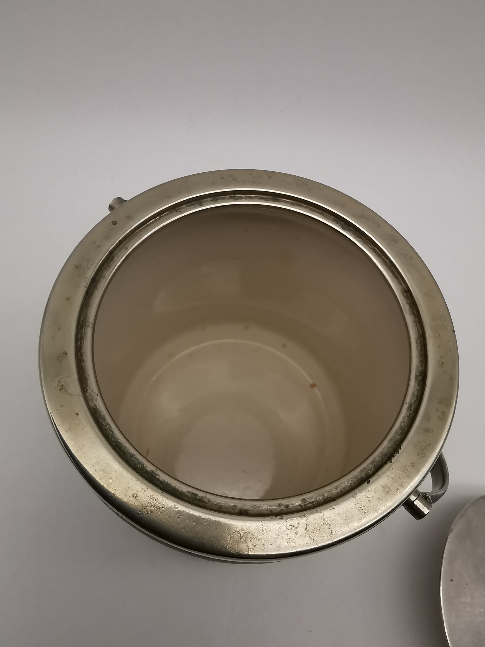 Vintage Royal Worcester "Crown Willow" Biscuit Barrel