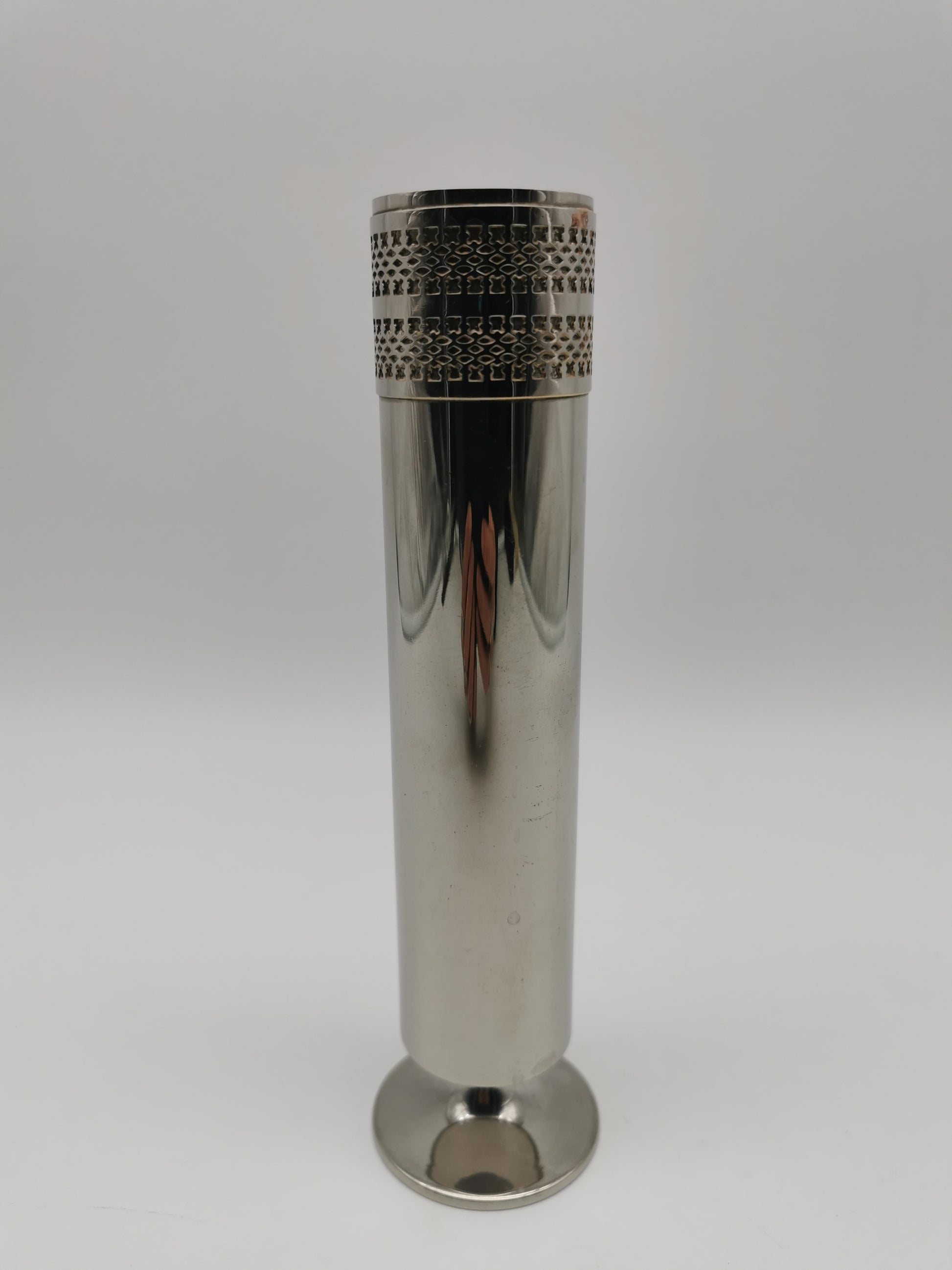 Vintage Mid-Century Cavalier England Silver Plated on Brass Bud Vase