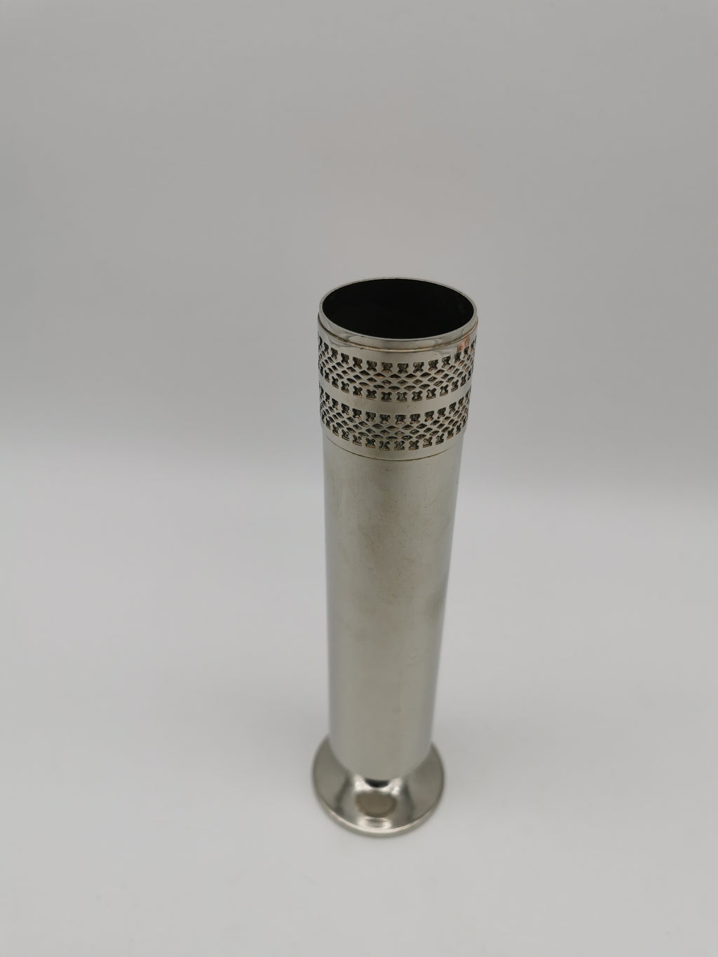 Vintage Mid-Century Cavalier England Silver Plated on Brass Bud Vase