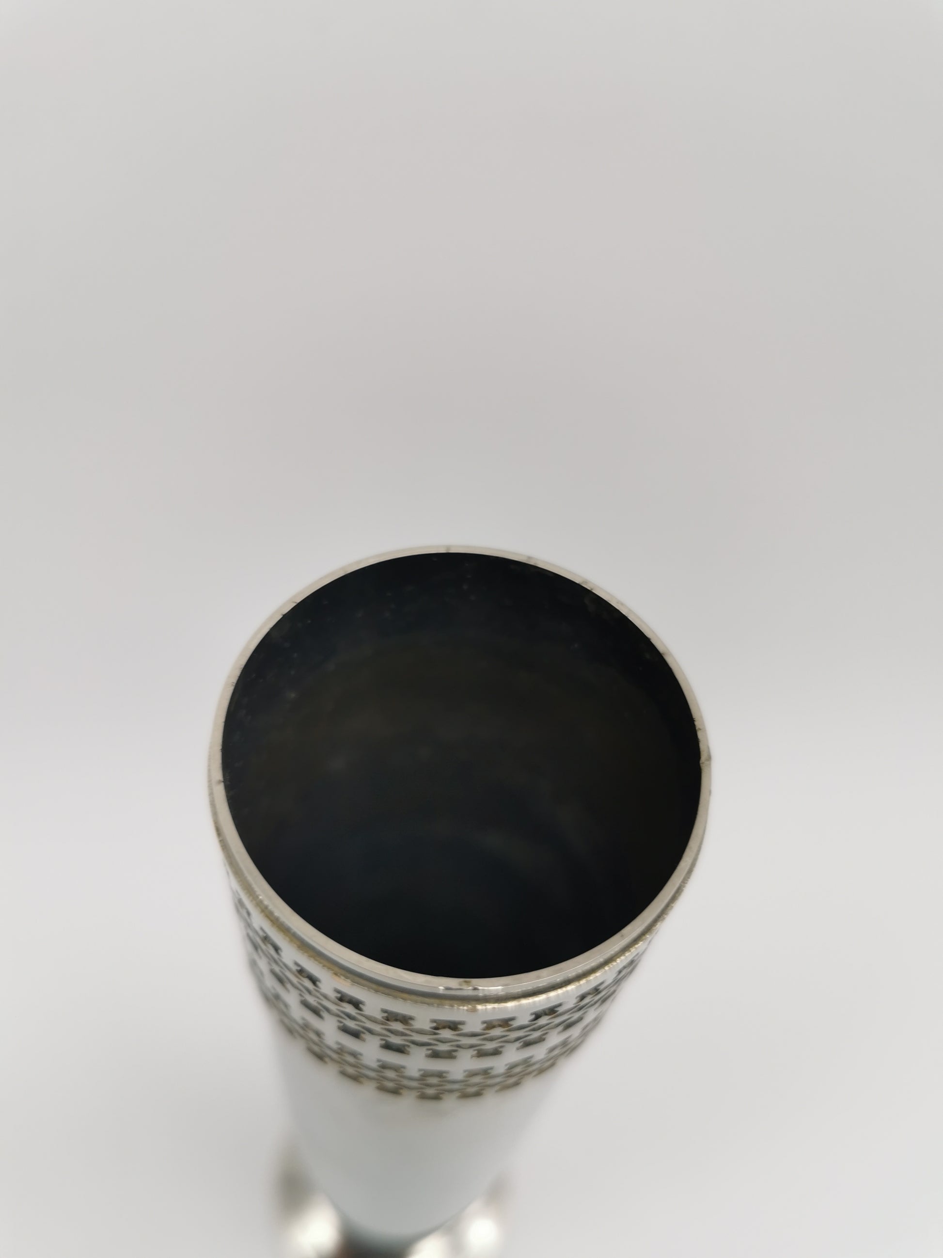 Vintage Mid-Century Cavalier England Silver Plated on Brass Bud Vase