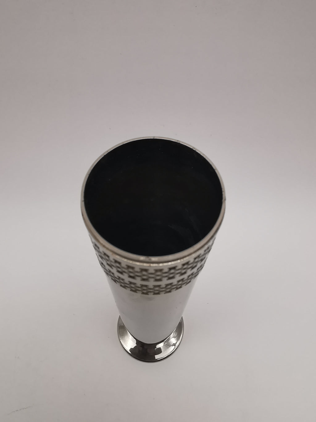 Vintage Mid-Century Cavalier England Silver Plated on Brass Bud Vase