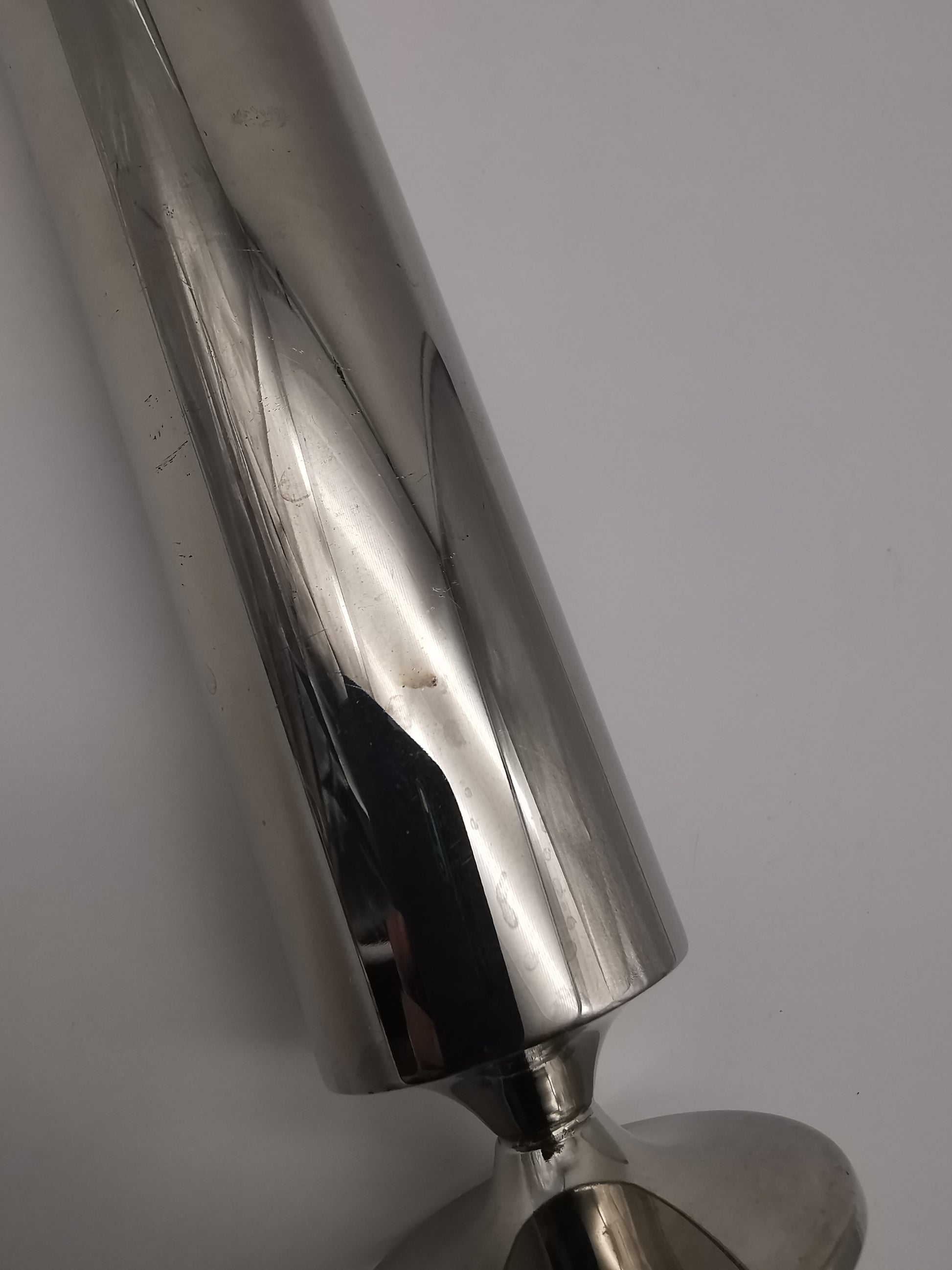 Vintage Mid-Century Cavalier England Silver Plated on Brass Bud Vase