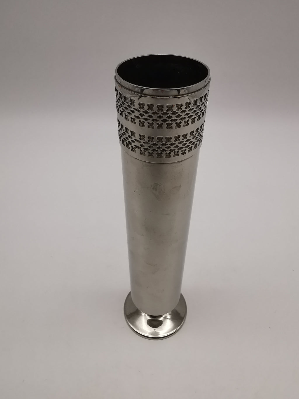 Vintage Mid-Century Cavalier England Silver Plated on Brass Bud Vase