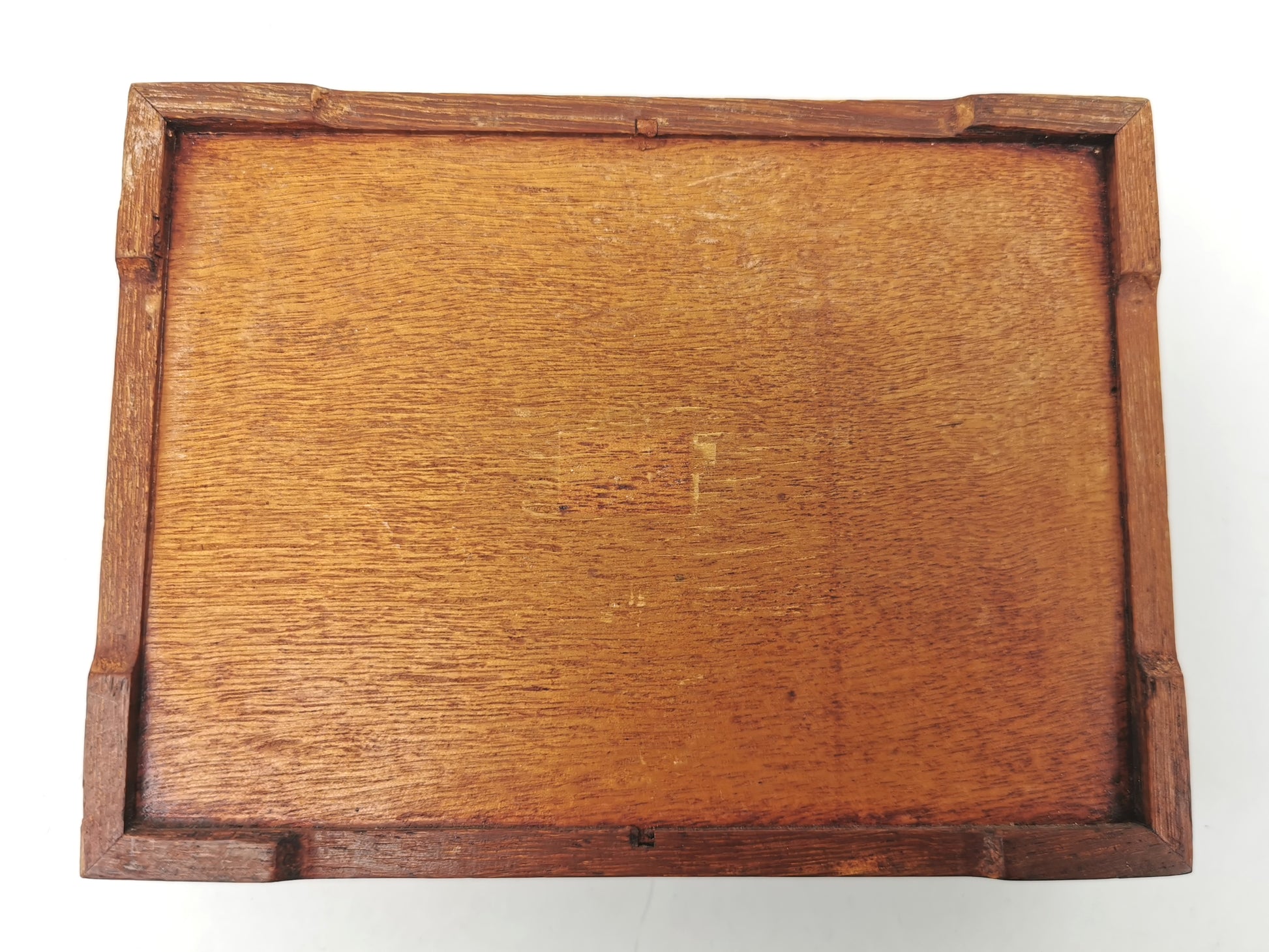 Vintage Nautical Reverse Glass Painted Clipper Ship Playing Card Box