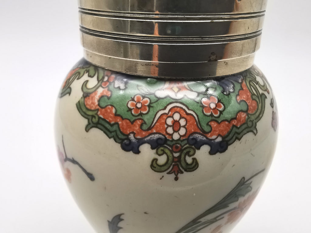 Antique H.M. & Co. Ltd. "Oriental" Sugar Caster – Victorian Chinoiserie Ceramic Shaker