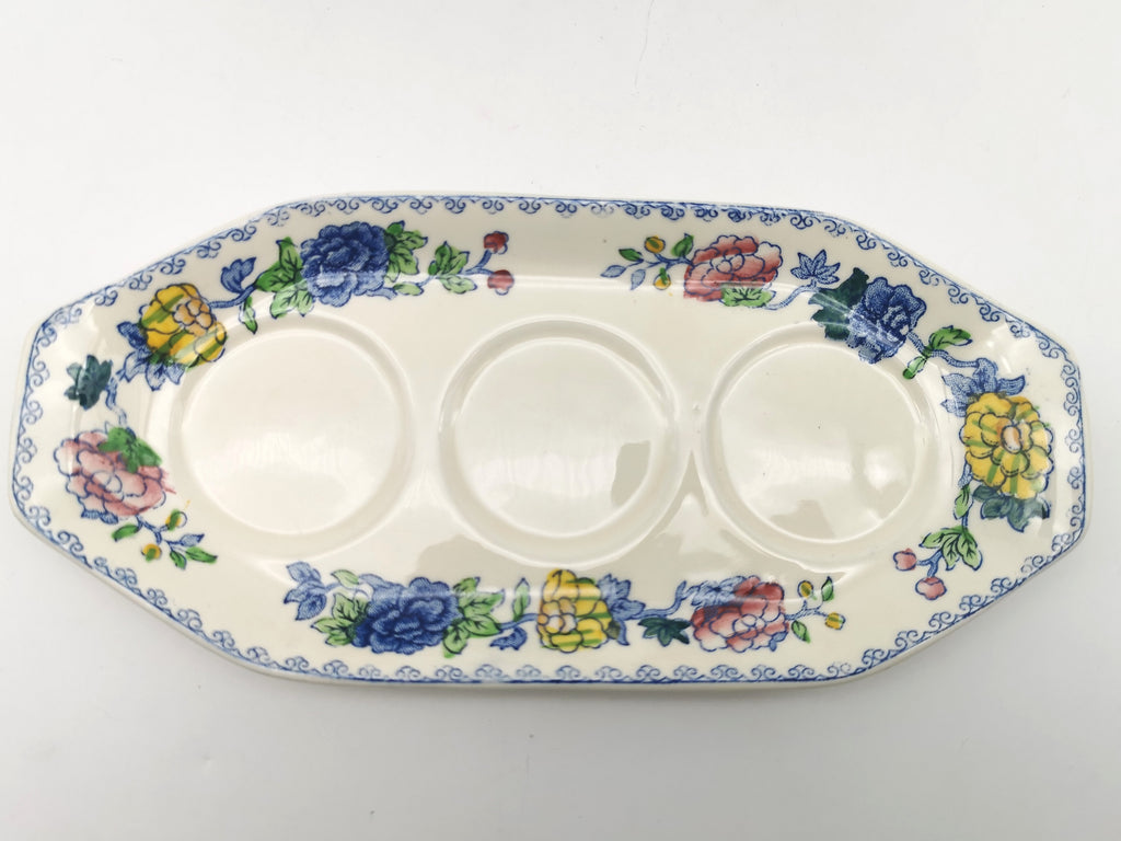 Vintage Mason's Patent Ironstone "Regency" Cruet Condiment Set with Tray
