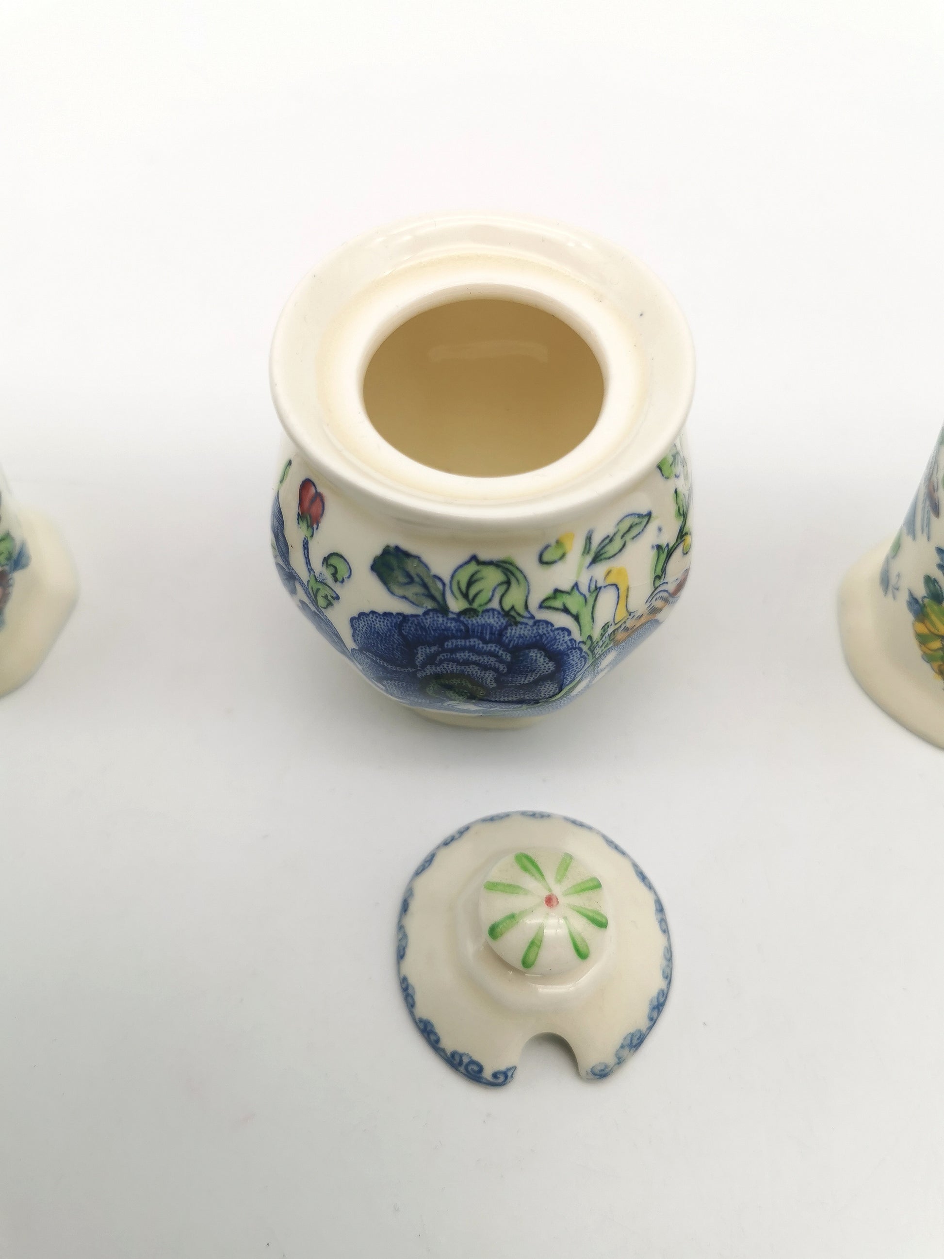 Vintage Mason's Patent Ironstone "Regency" Cruet Condiment Set with Tray