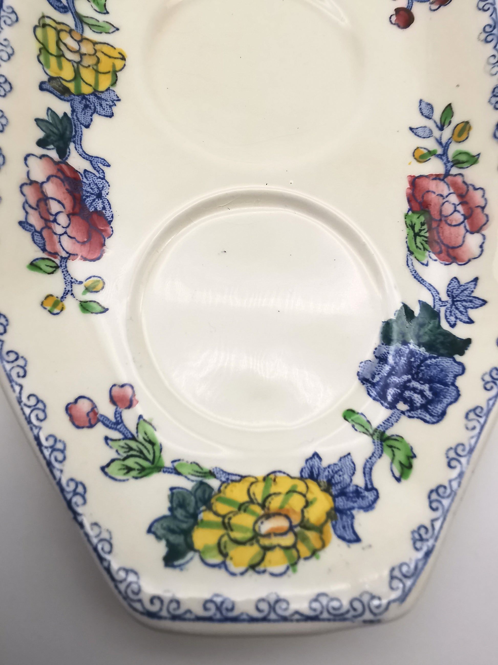 Vintage Mason's Patent Ironstone "Regency" Cruet Condiment Set with Tray