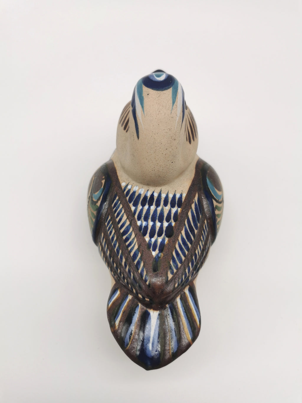 Tonala Pottery Duck Figurine, Mexico
