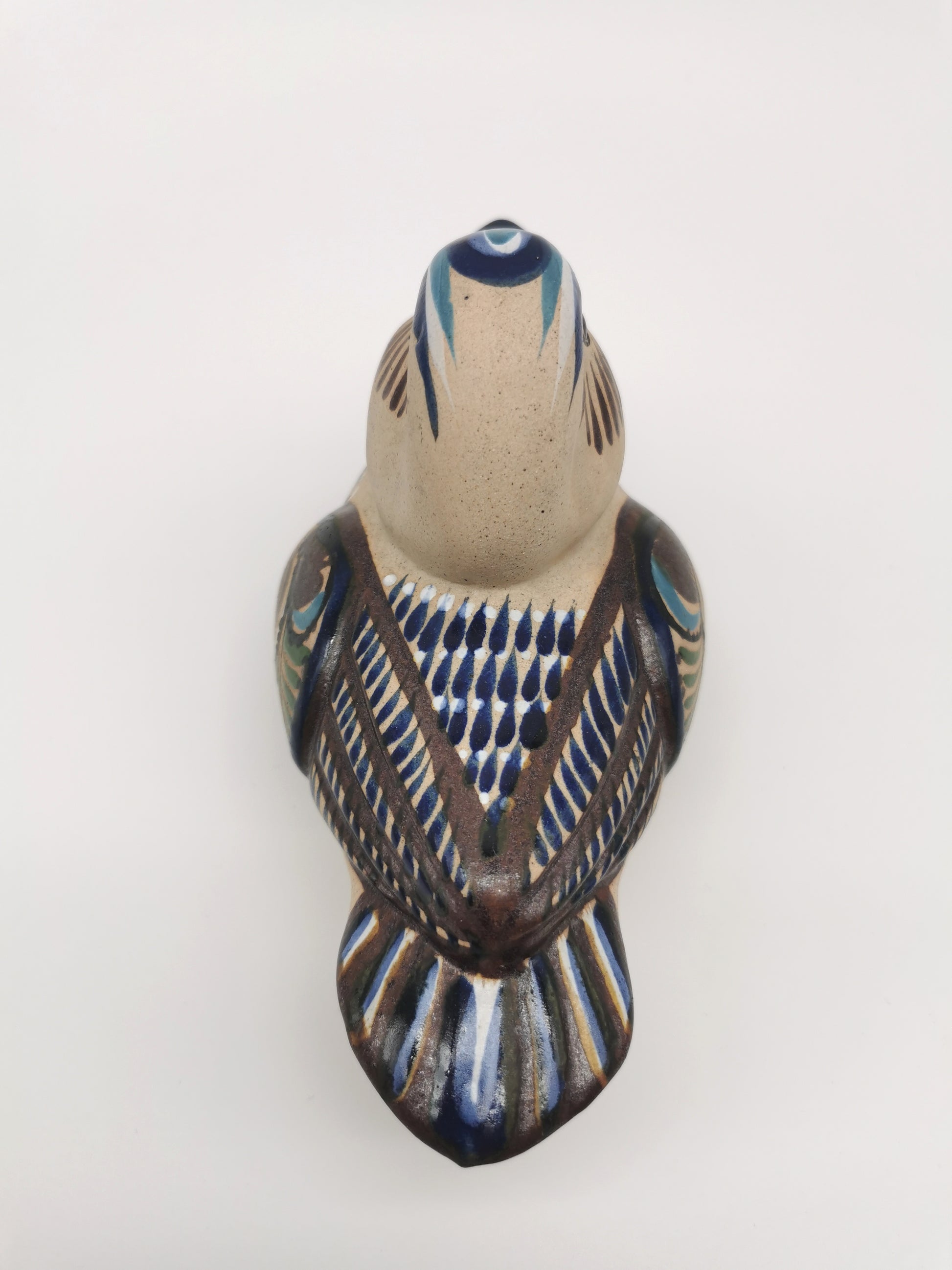 Tonala Pottery Duck Figurine, Mexico