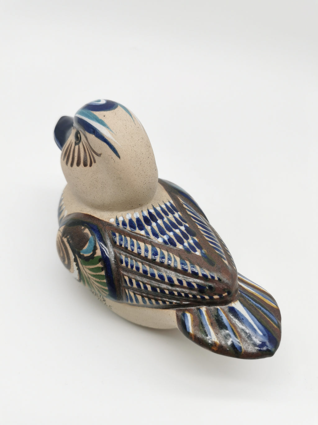 Tonala Pottery Duck Figurine, Mexico
