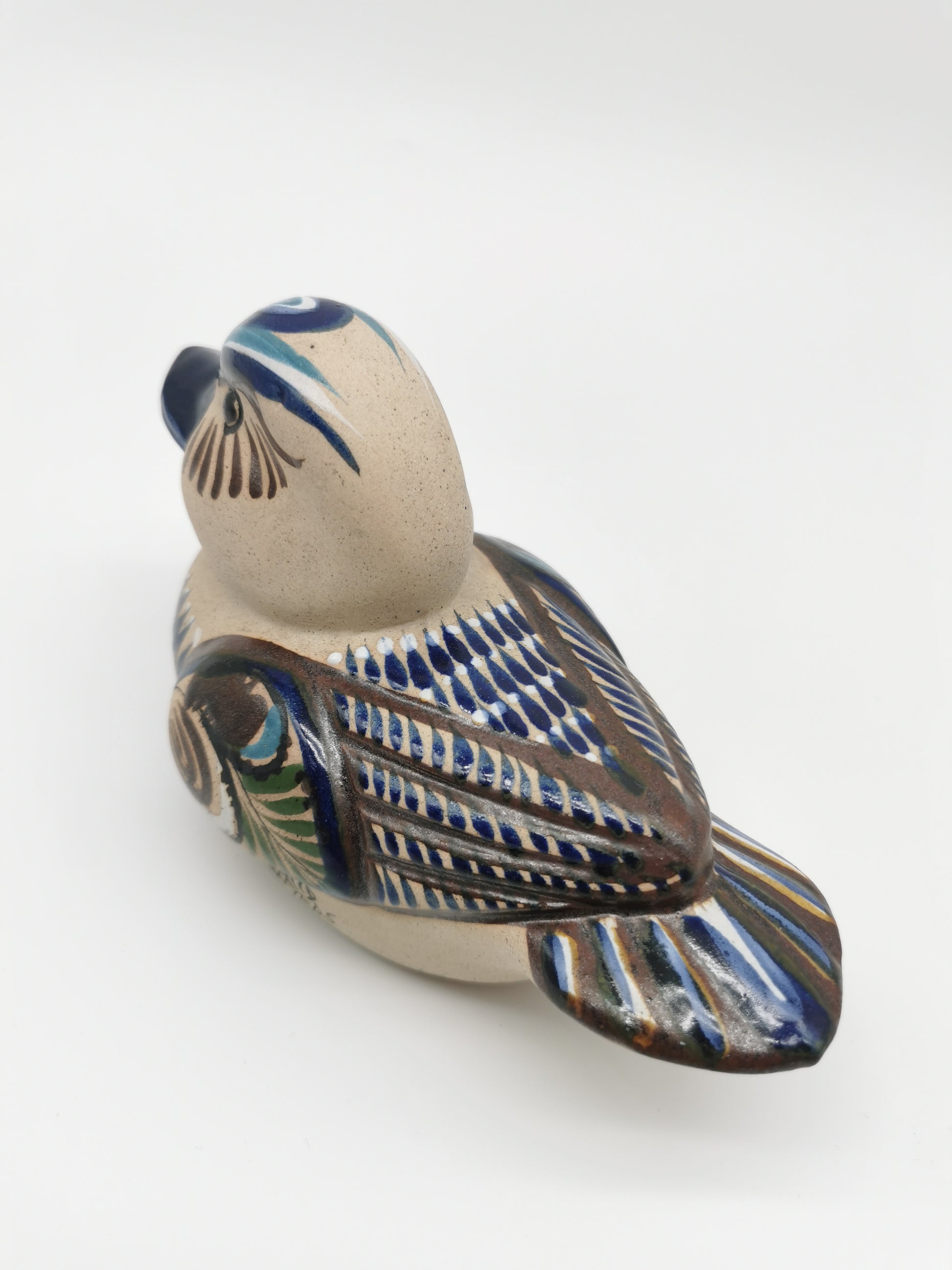 Tonala Pottery Duck Figurine, Mexico