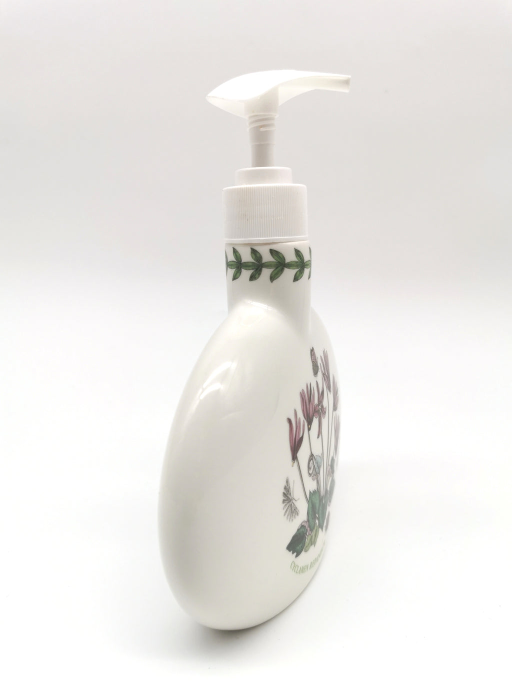 Portmeirion Botanic Garden Cyclamen Repandum Oval Soap / Lotion Dispenser