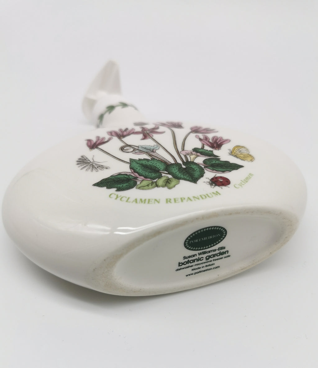 Portmeirion Botanic Garden Cyclamen Repandum Oval Soap / Lotion Dispenser