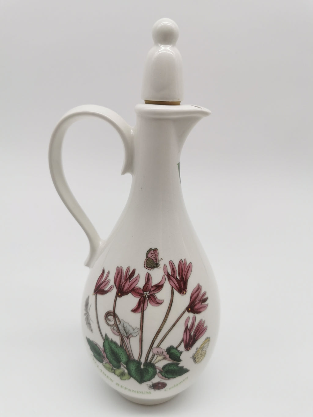 Portmeirion Botanic Garden Oil & Vinegar Cruet Set with "O" & "V" Lettering