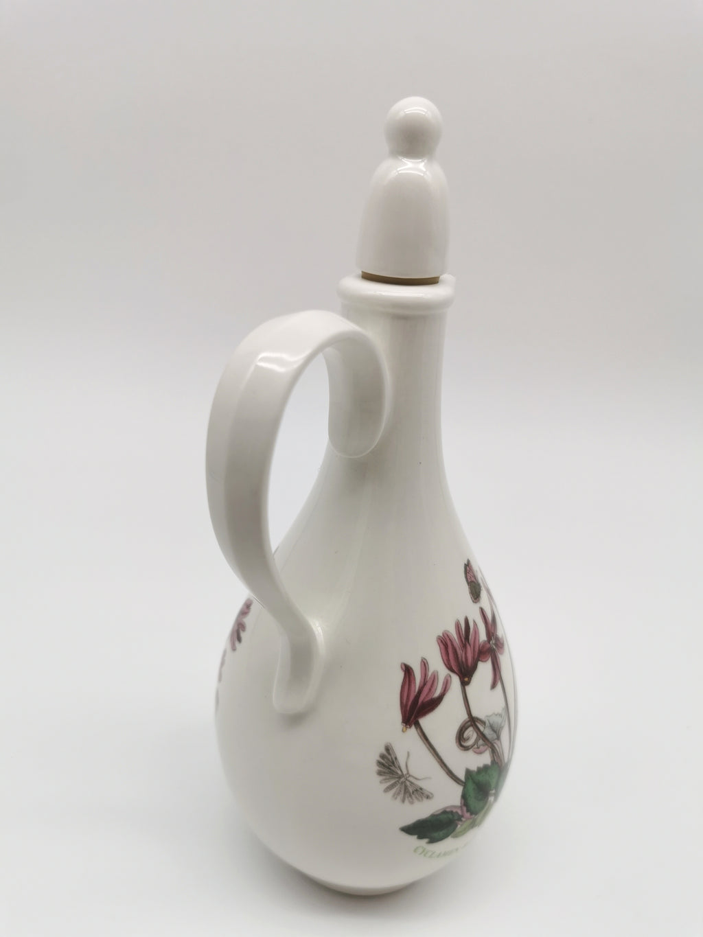 Portmeirion Botanic Garden Oil & Vinegar Cruet Set with "O" & "V" Lettering