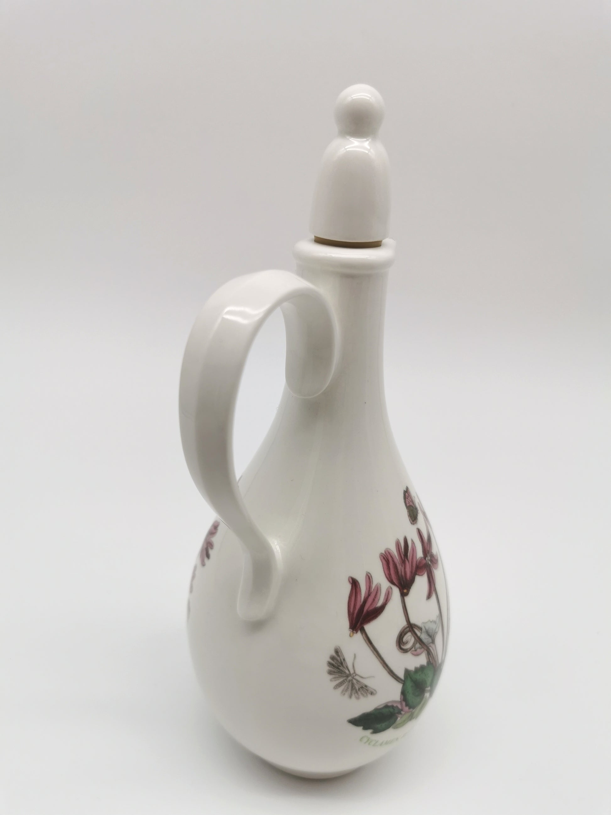 Portmeirion Botanic Garden Oil & Vinegar Cruet Set with "O" & "V" Lettering