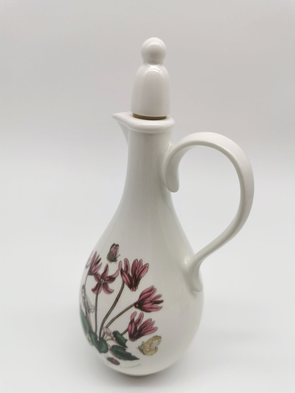 Portmeirion Botanic Garden Oil & Vinegar Cruet Set with "O" & "V" Lettering
