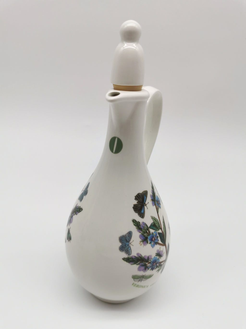 Portmeirion Botanic Garden Oil & Vinegar Cruet Set with "O" & "V" Lettering