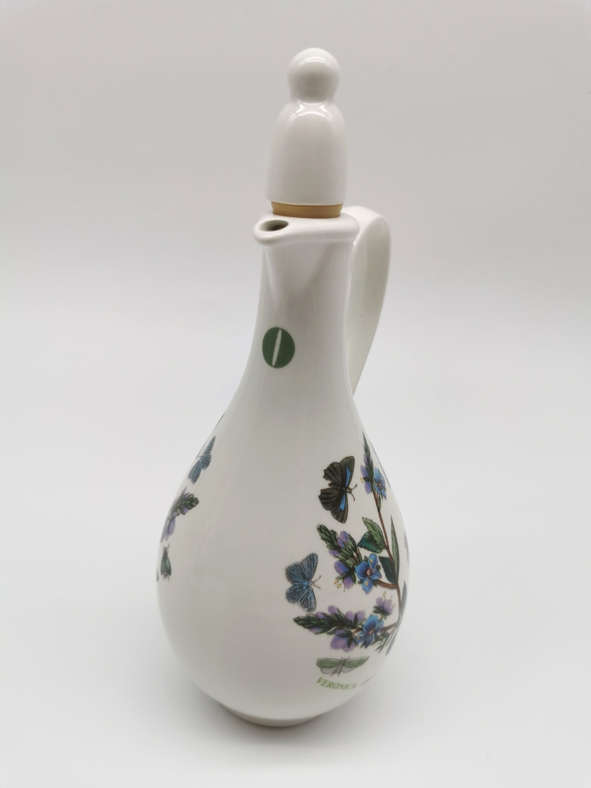 Portmeirion Botanic Garden Oil & Vinegar Cruet Set with "O" & "V" Lettering