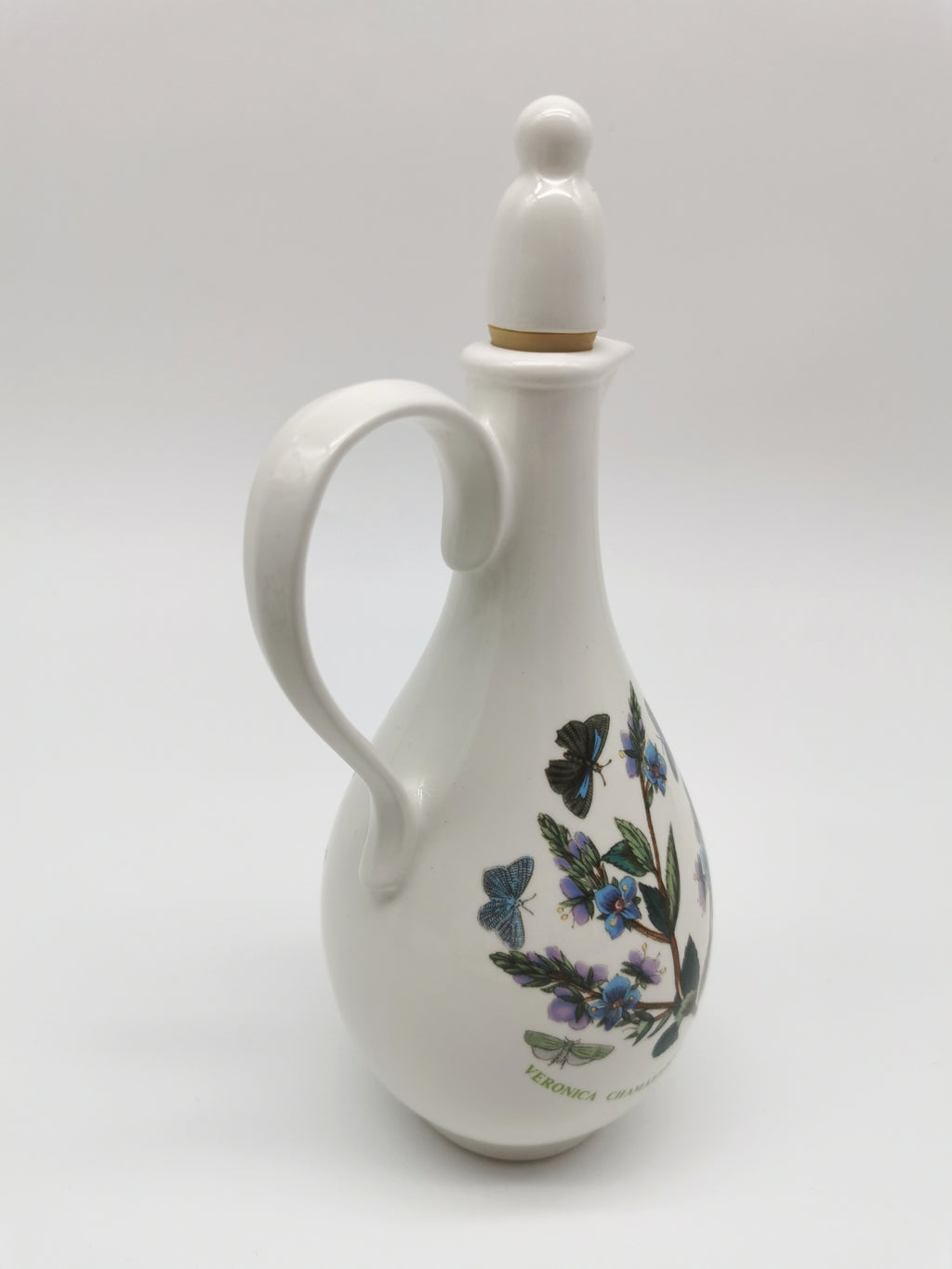Portmeirion Botanic Garden Oil & Vinegar Cruet Set with "O" & "V" Lettering
