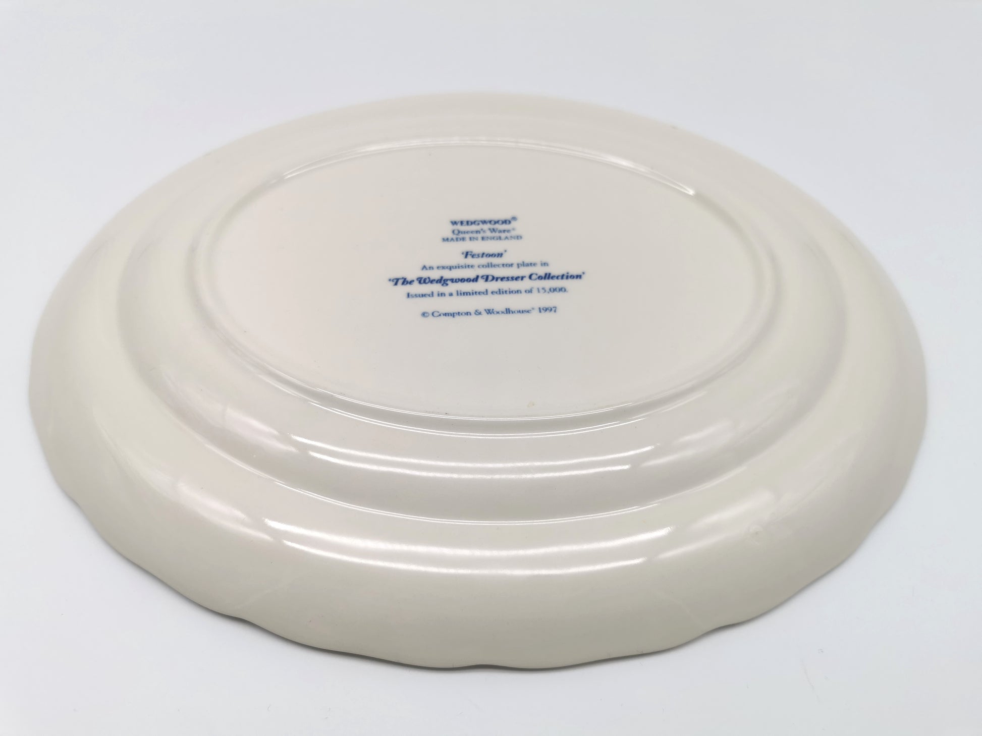 Vintage Wedgwood Festoon Blue & White Oval Serving Platter - Dresser Collection