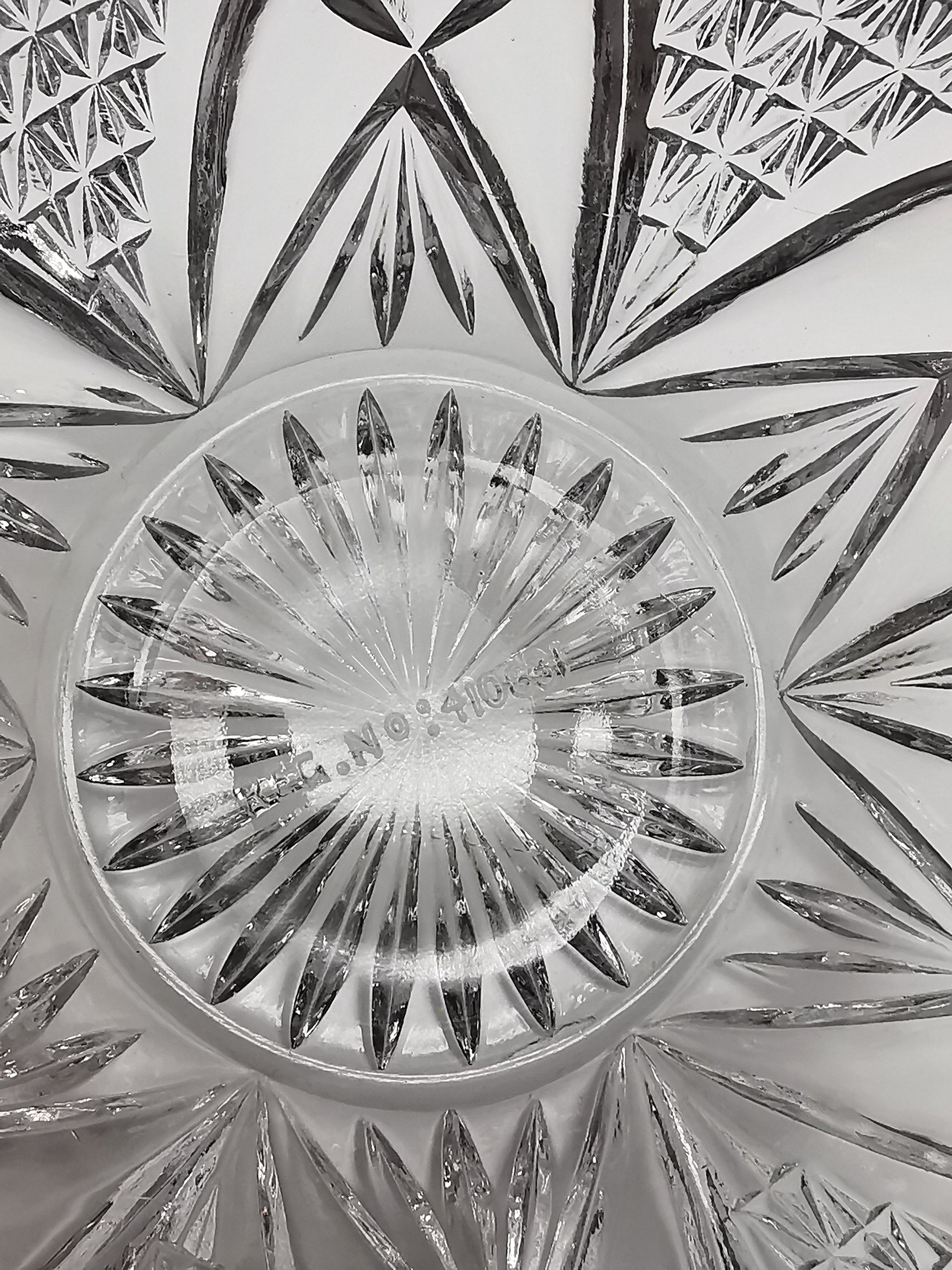 Antique Victorian Cut Crystal & Silver-Plated Biscuit Barrel