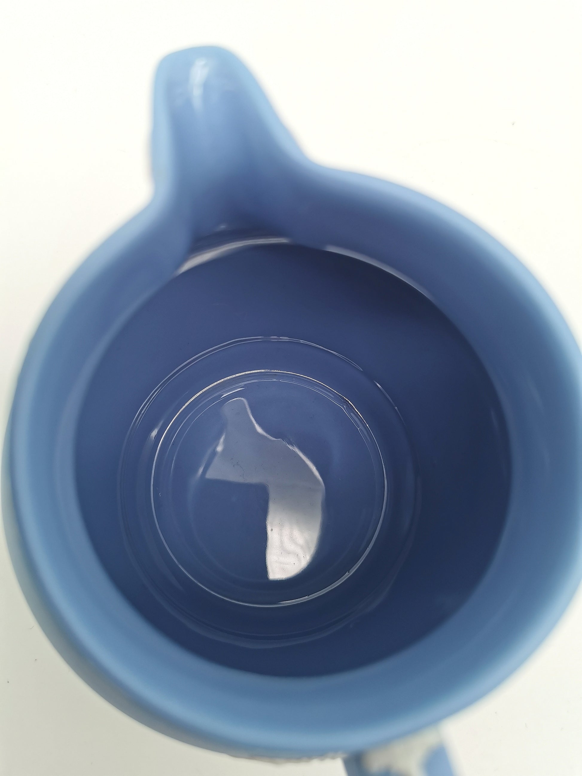 Wedgwood Pale Blue Jasperware Etruscan Sacrifice Jug / Classical Pitcher