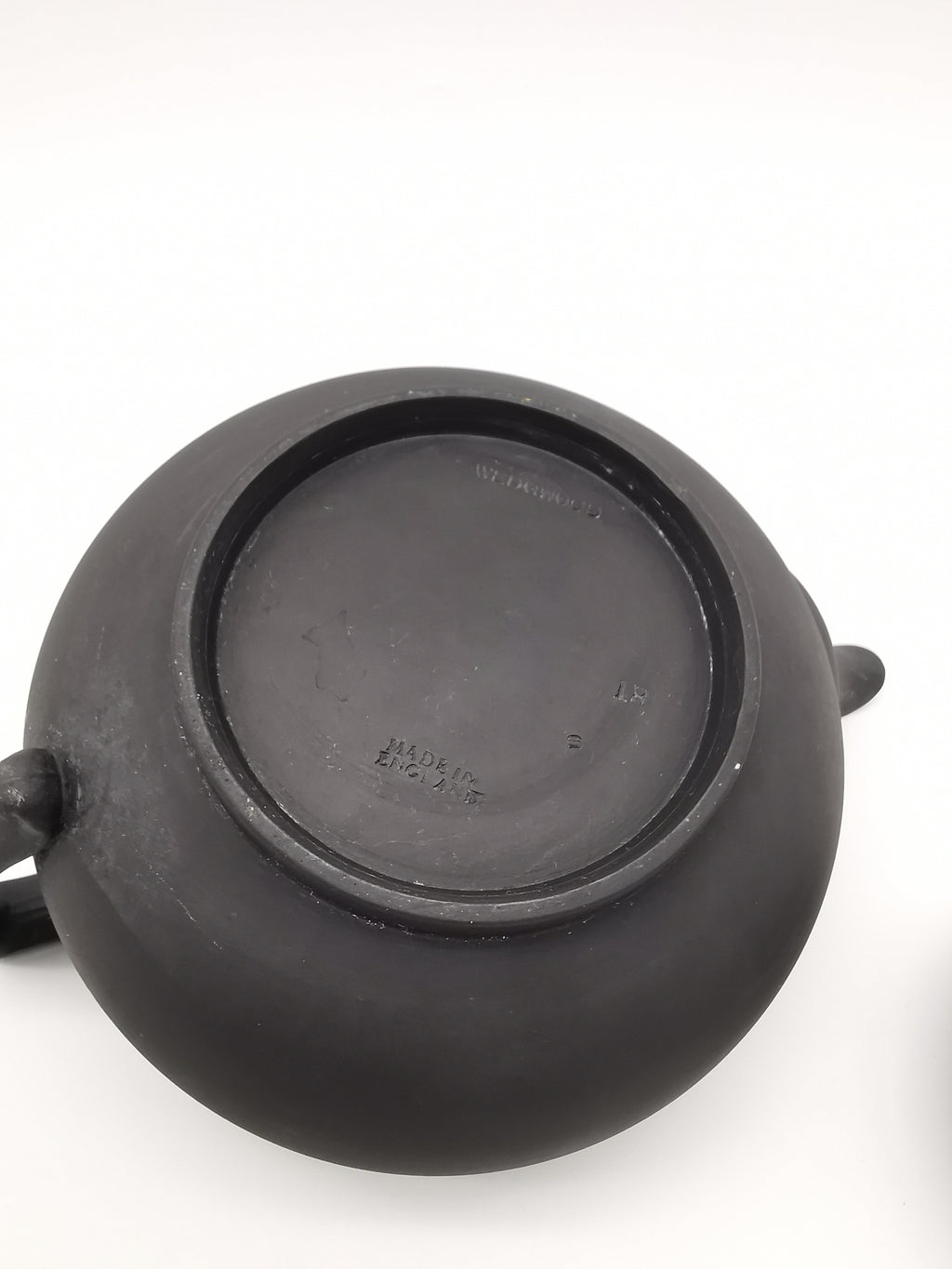 Vintage Wedgwood Black Basalt Teapot with Sybil Finial