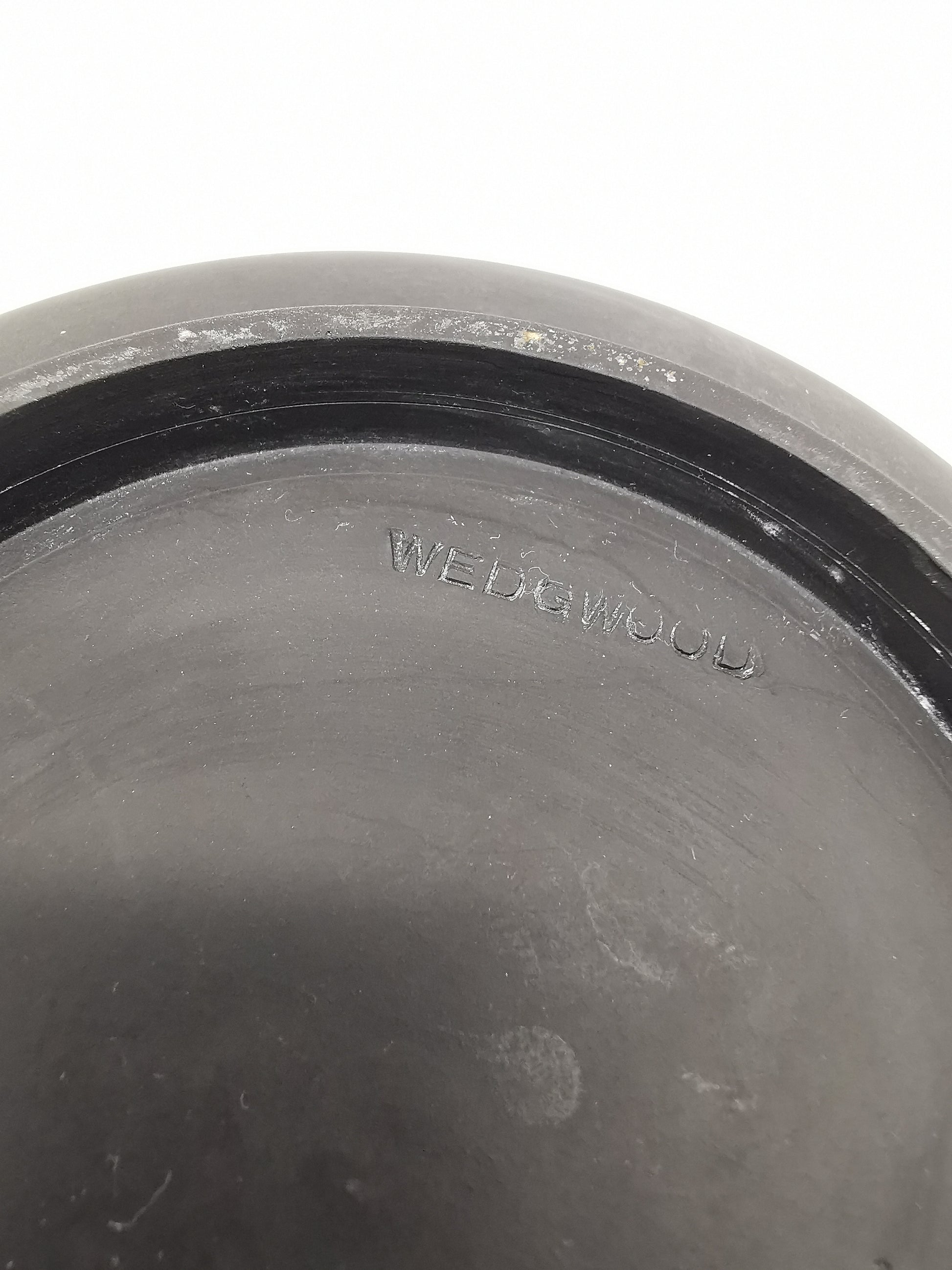 Vintage Wedgwood Black Basalt Teapot with Sybil Finial