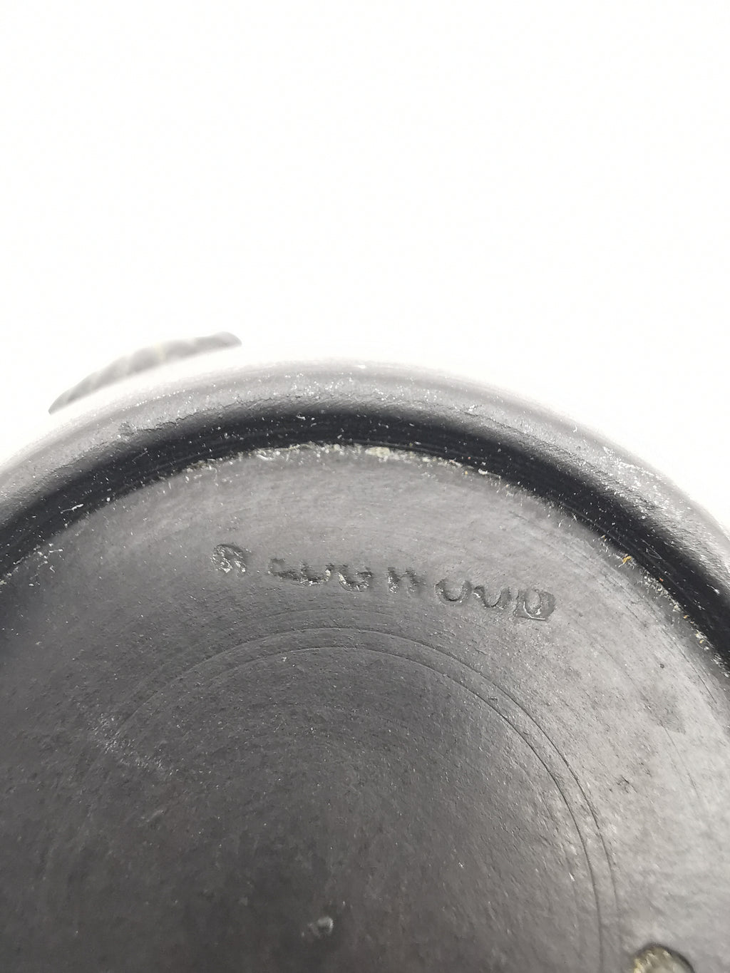 Vintage Wedgwood Black Basalt Miniature Cream Jug - Art Deco Matte Black Stoneware