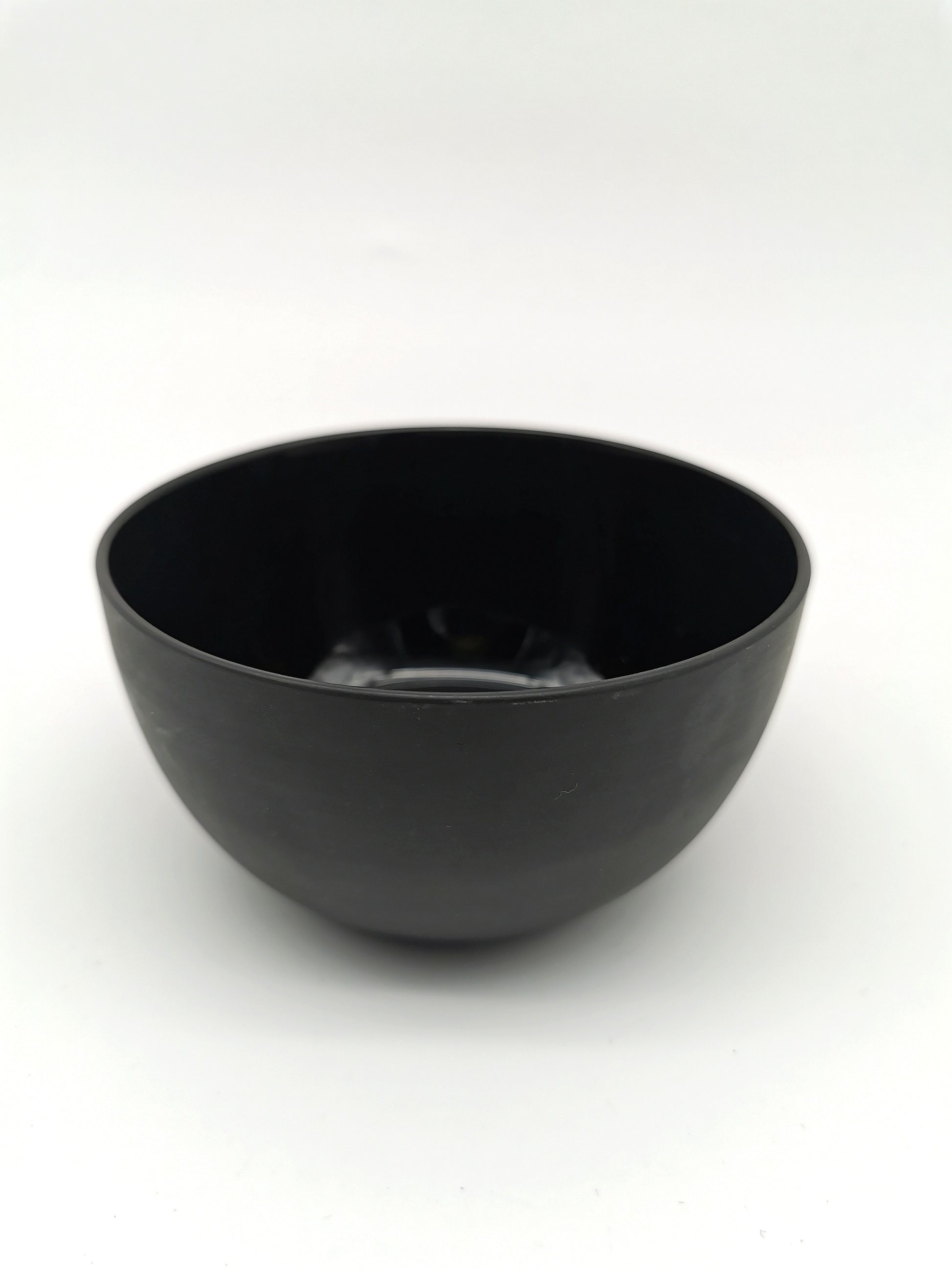 1936 Wedgwood Black Basalt Bowl – Vintage Art Deco Matte Stoneware