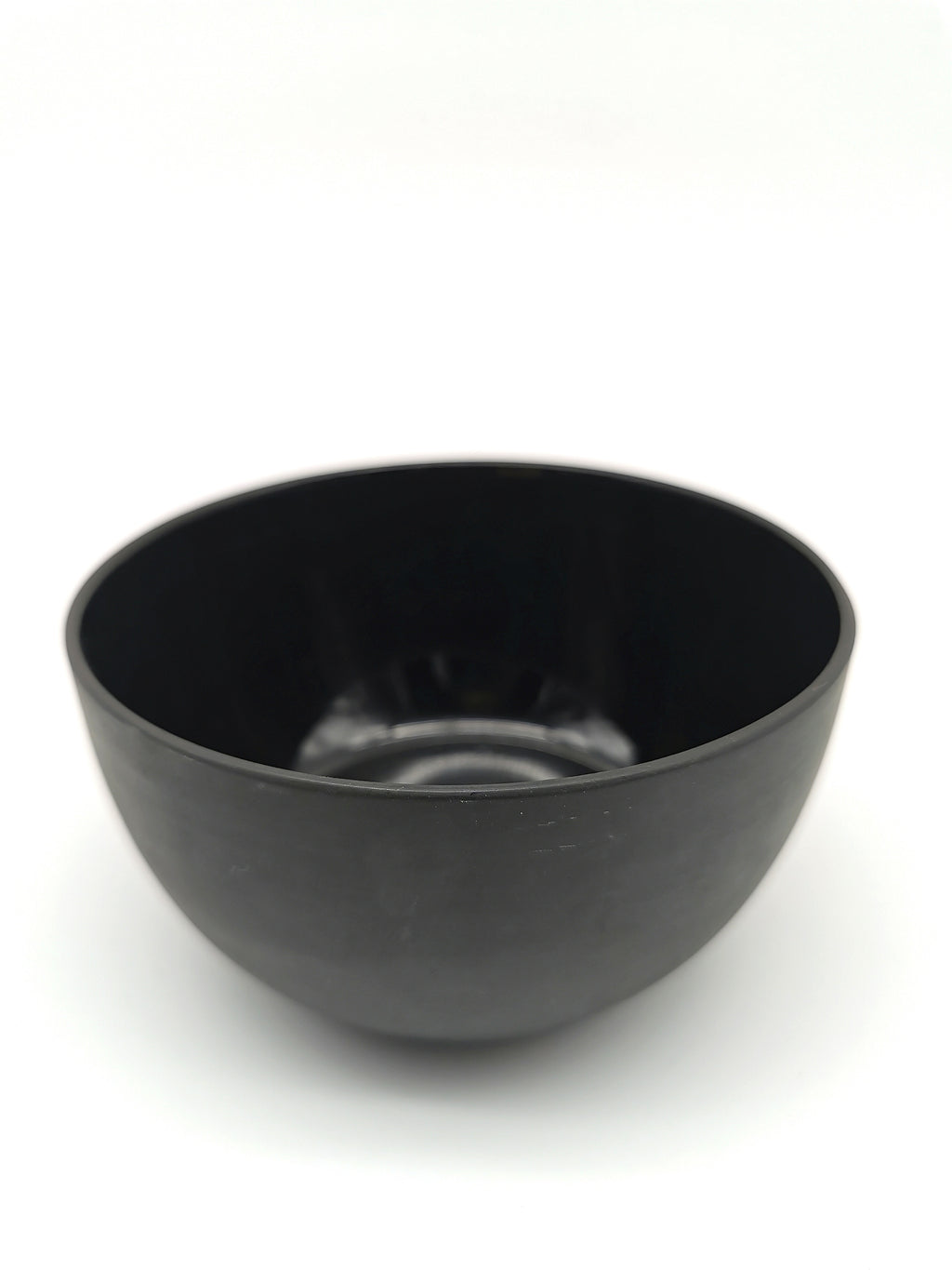 1936 Wedgwood Black Basalt Bowl – Vintage Art Deco Matte Stoneware