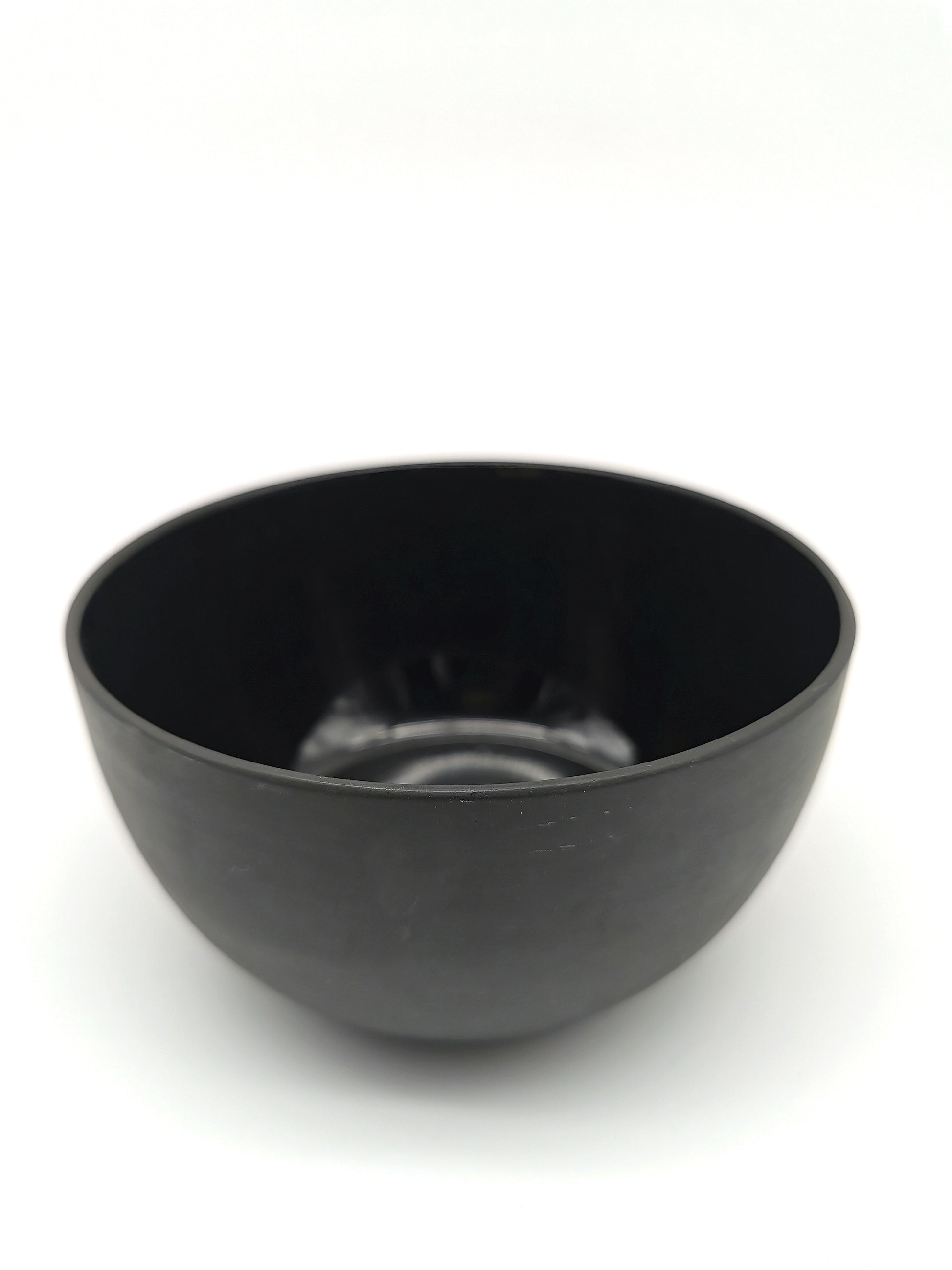 1936 Wedgwood Black Basalt Bowl – Vintage Art Deco Matte Stoneware