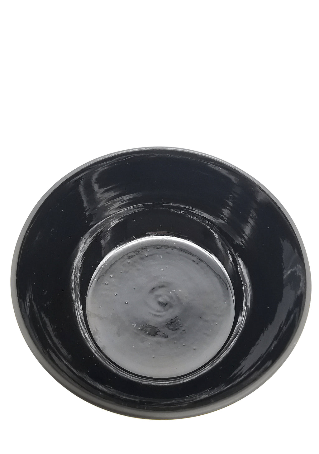 1936 Wedgwood Black Basalt Bowl – Vintage Art Deco Matte Stoneware