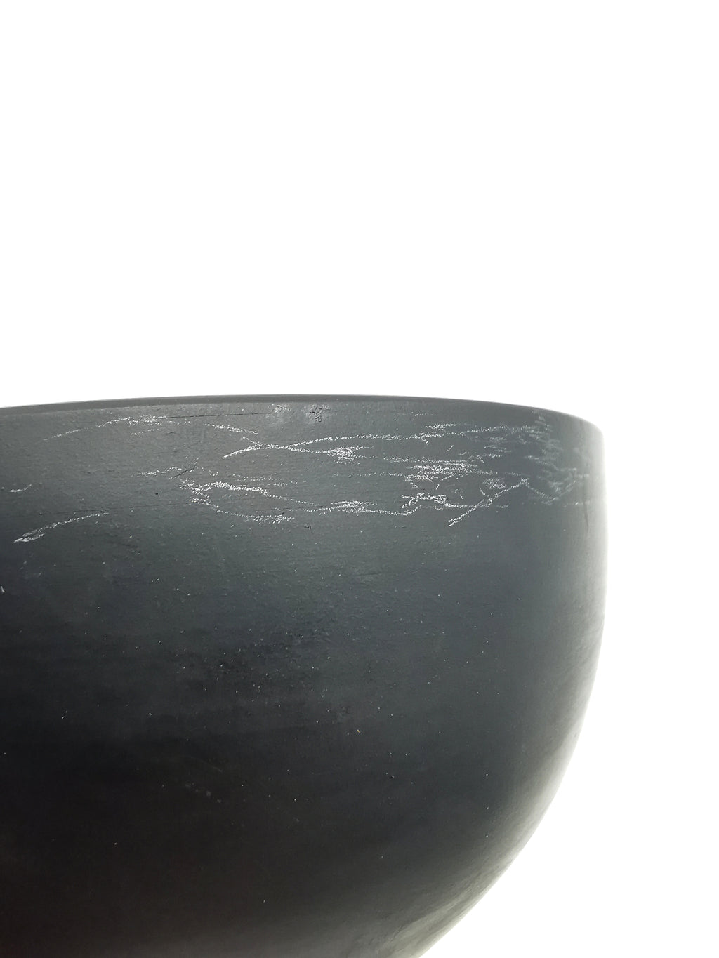 1936 Wedgwood Black Basalt Bowl – Vintage Art Deco Matte Stoneware