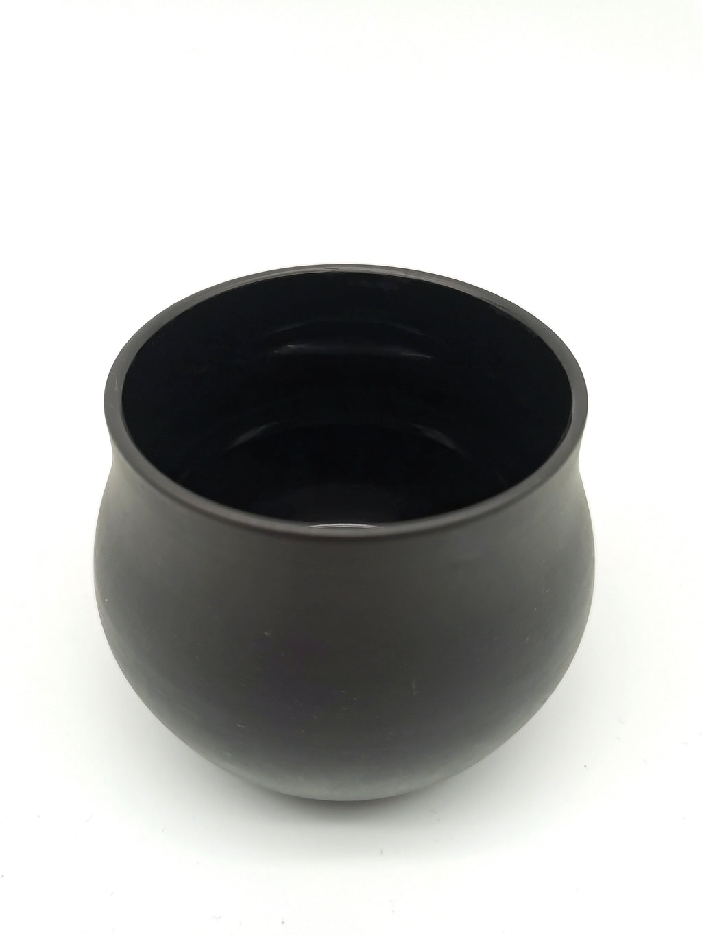 Vintage/Antique Wedgwood Black Basalt Open Sugar Bowl - Art Deco Matte Black Stoneware