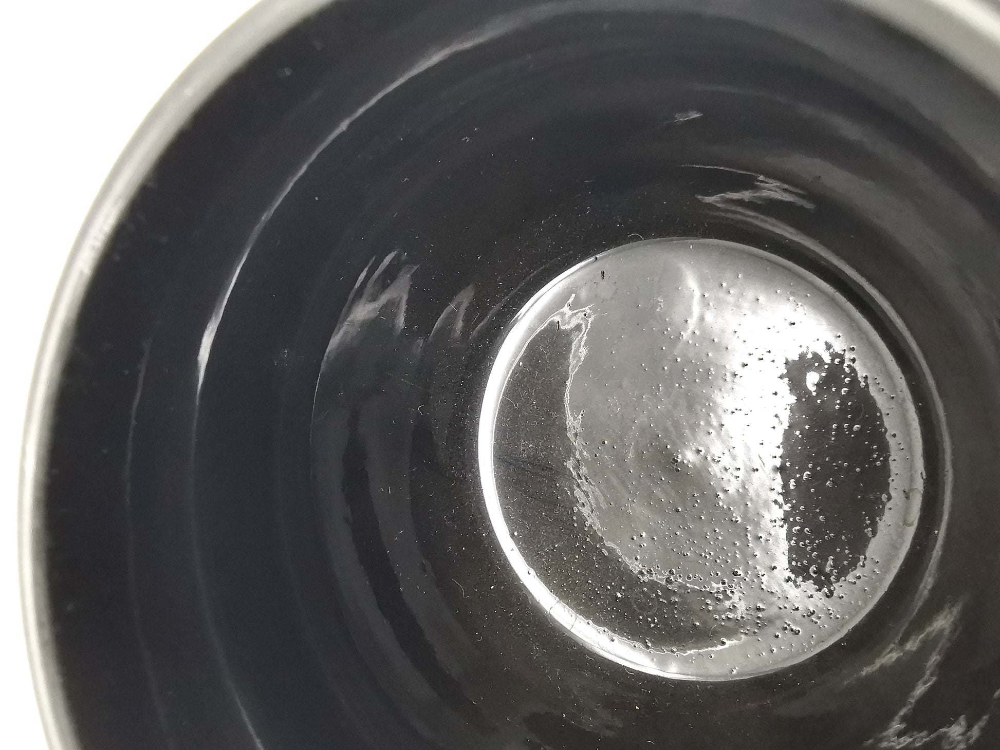 Vintage/Antique Wedgwood Black Basalt Open Sugar Bowl - Art Deco Matte Black Stoneware