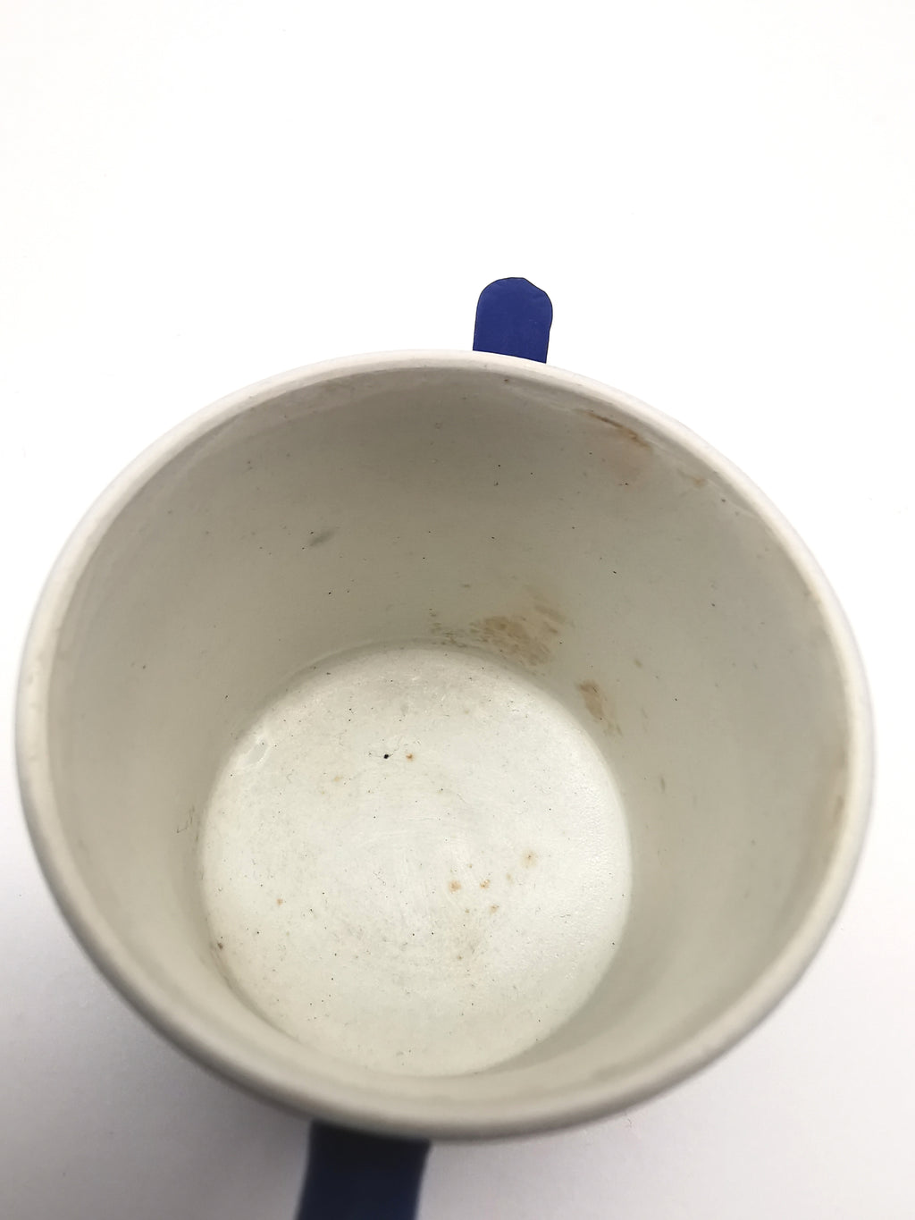 Antique Wedgwood Cobalt Blue Jasperware 1906 Museum Miniature Loving Cup