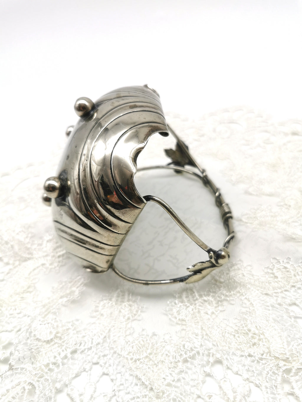 Antique WMF Art Nouveau Silver Plated Bonbon Basket – Vine & Berry Handle