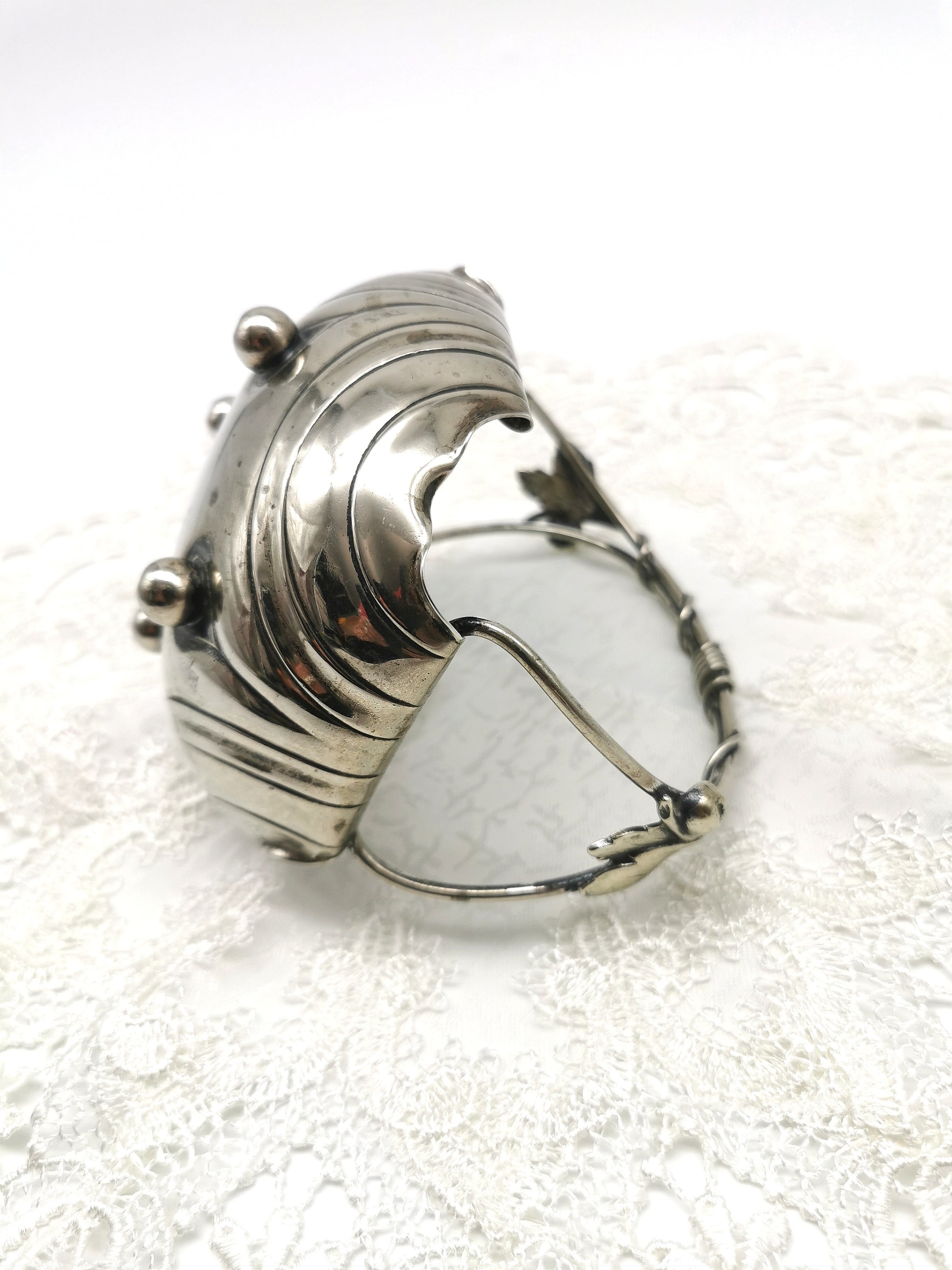 Antique WMF Art Nouveau Silver Plated Bonbon Basket – Vine & Berry Handle