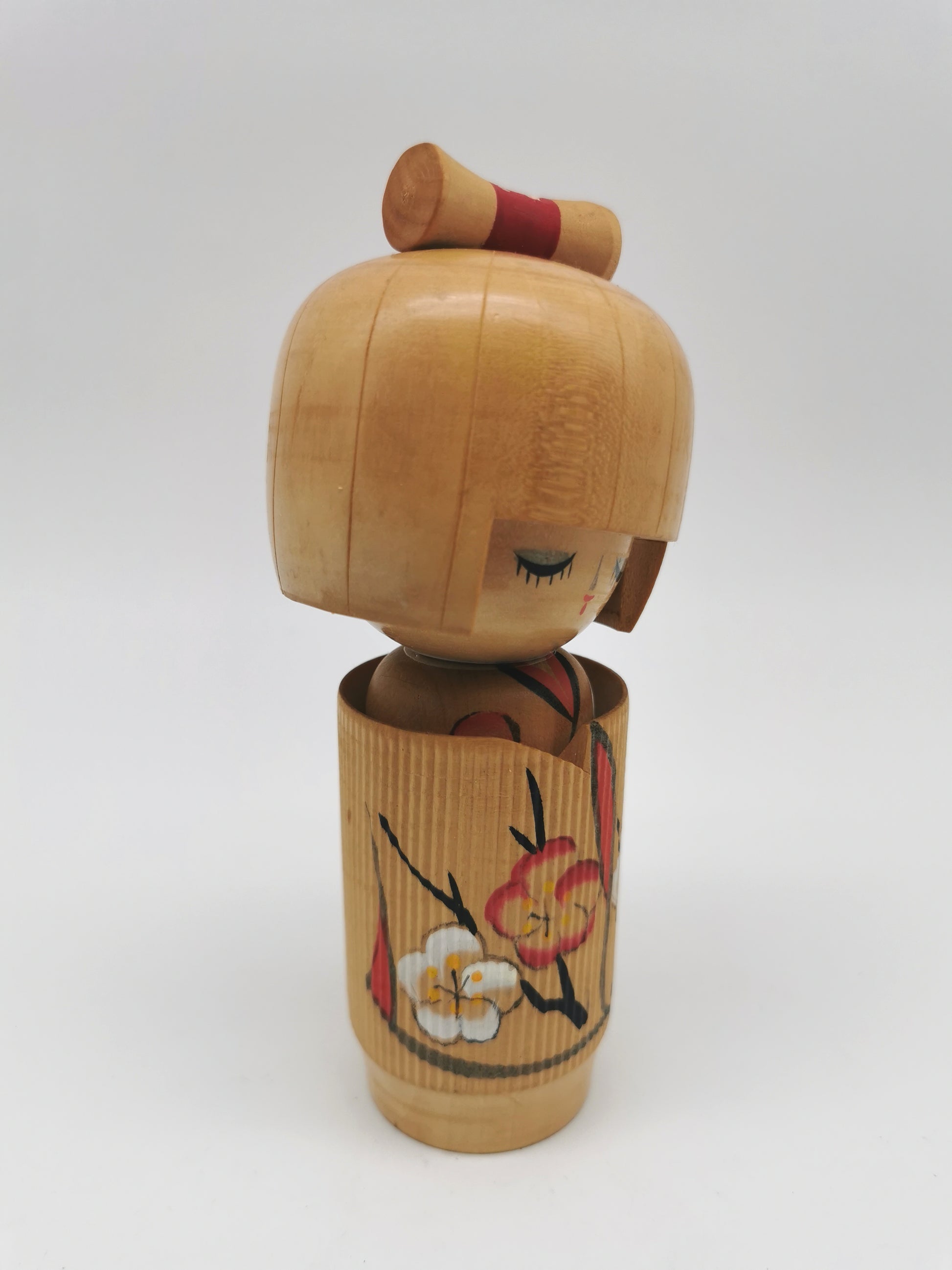 Vintage Japanese Sosaku Usaburo Kokeshi Doll - "Taishun" (Dreaming of Spring) by Yoshiaki